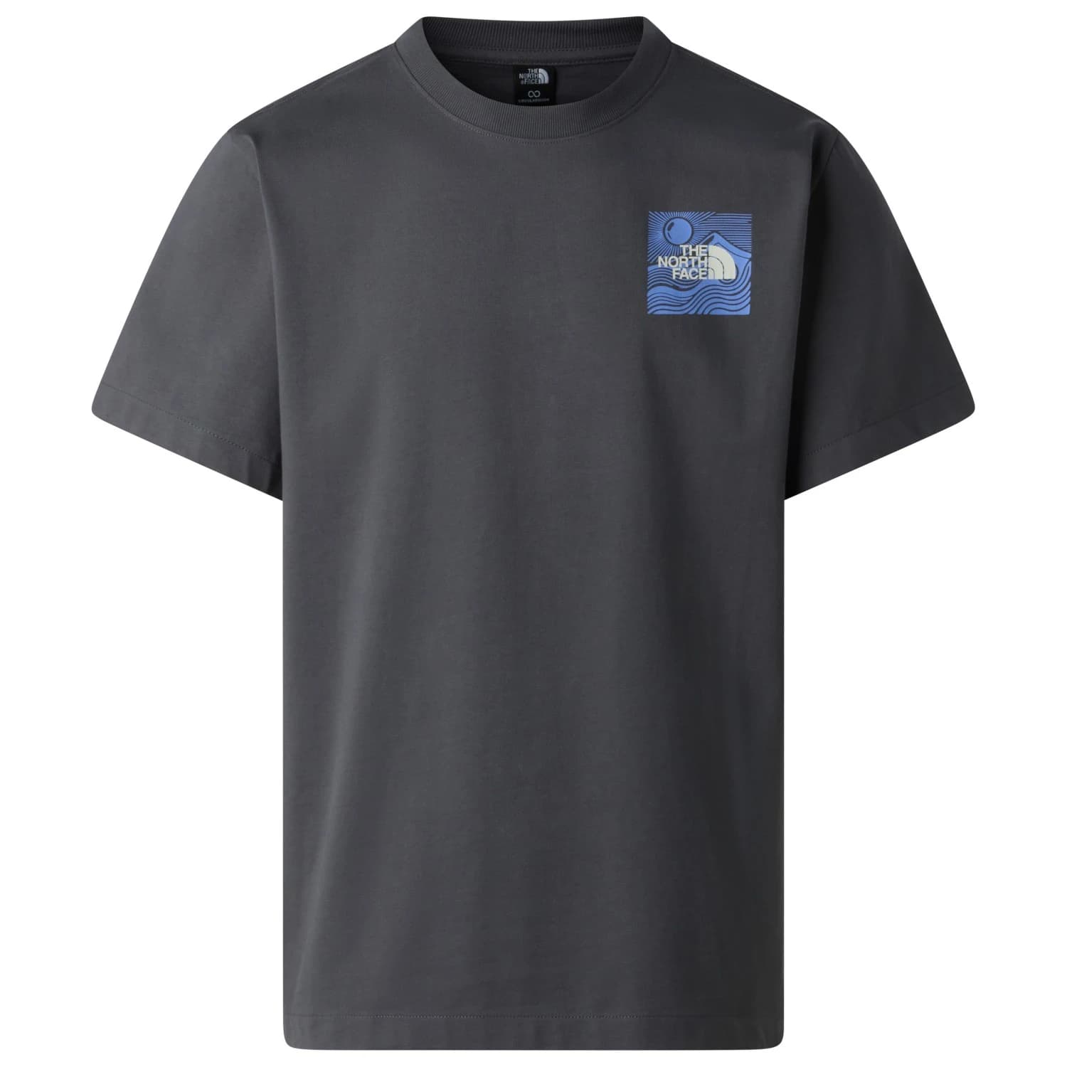 Мъжка тениска The North Face Mountain Escape Relaxed Short Sleeve Tee T-shirt - Anthracite Grey