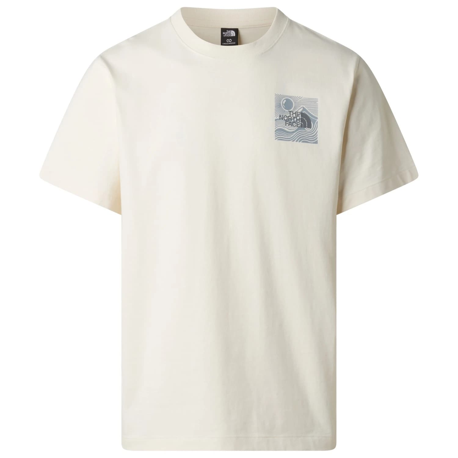 Мъжка тениска The North Face Mountain Escape Relaxed Short Sleeve Tee T-shirt - White Dune