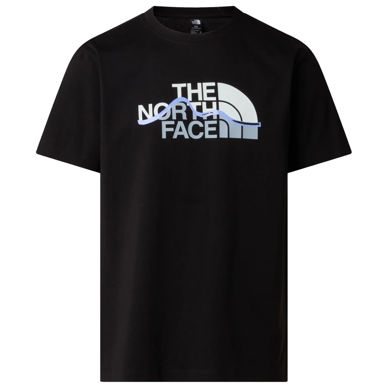 Мъжка тениска The North Face Mountain Line Short Sleeve Tee T-shirt - Black