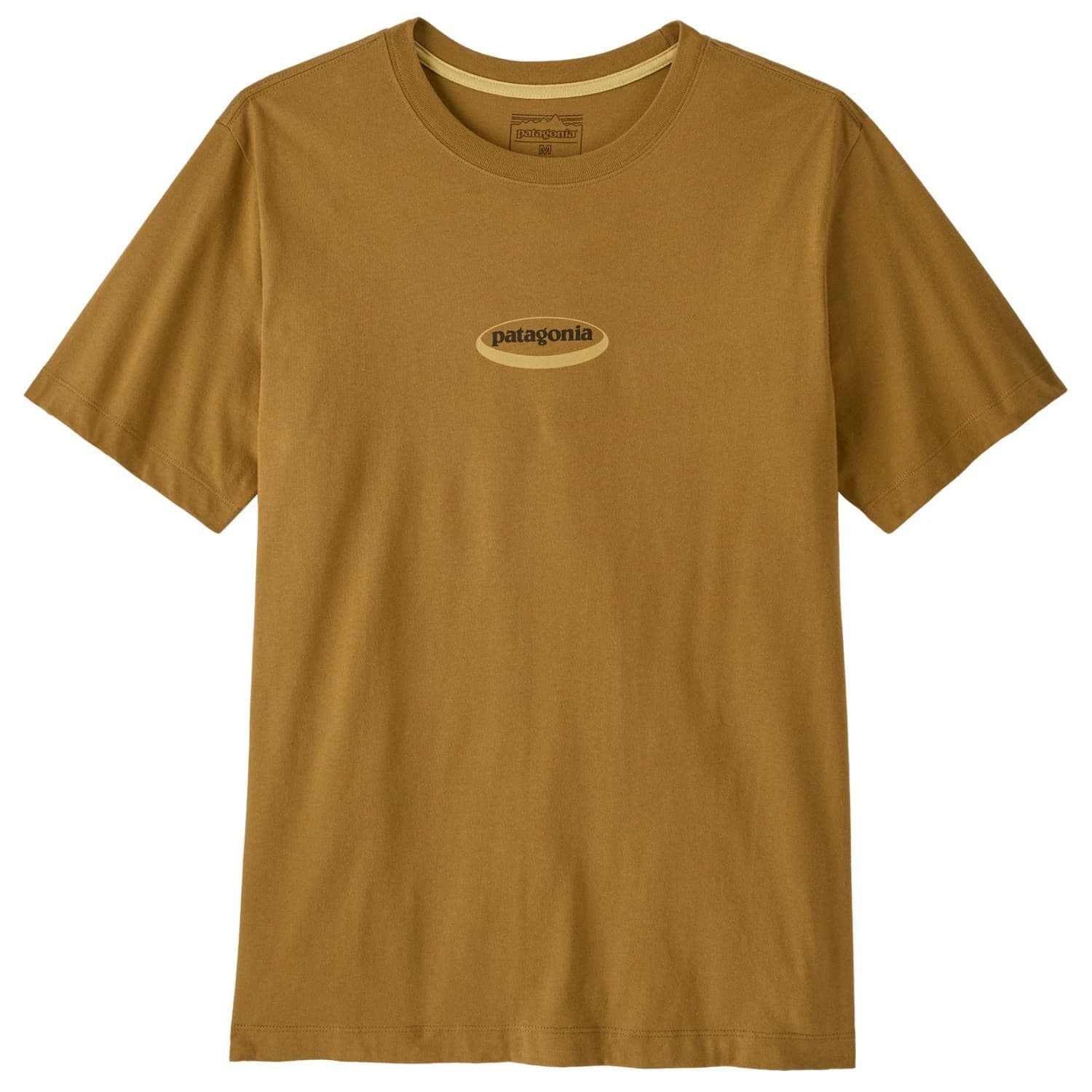 Мъжка тениска Patagonia 95 Oval Logo T-Shirt - Bobcat Brown: Sunshine