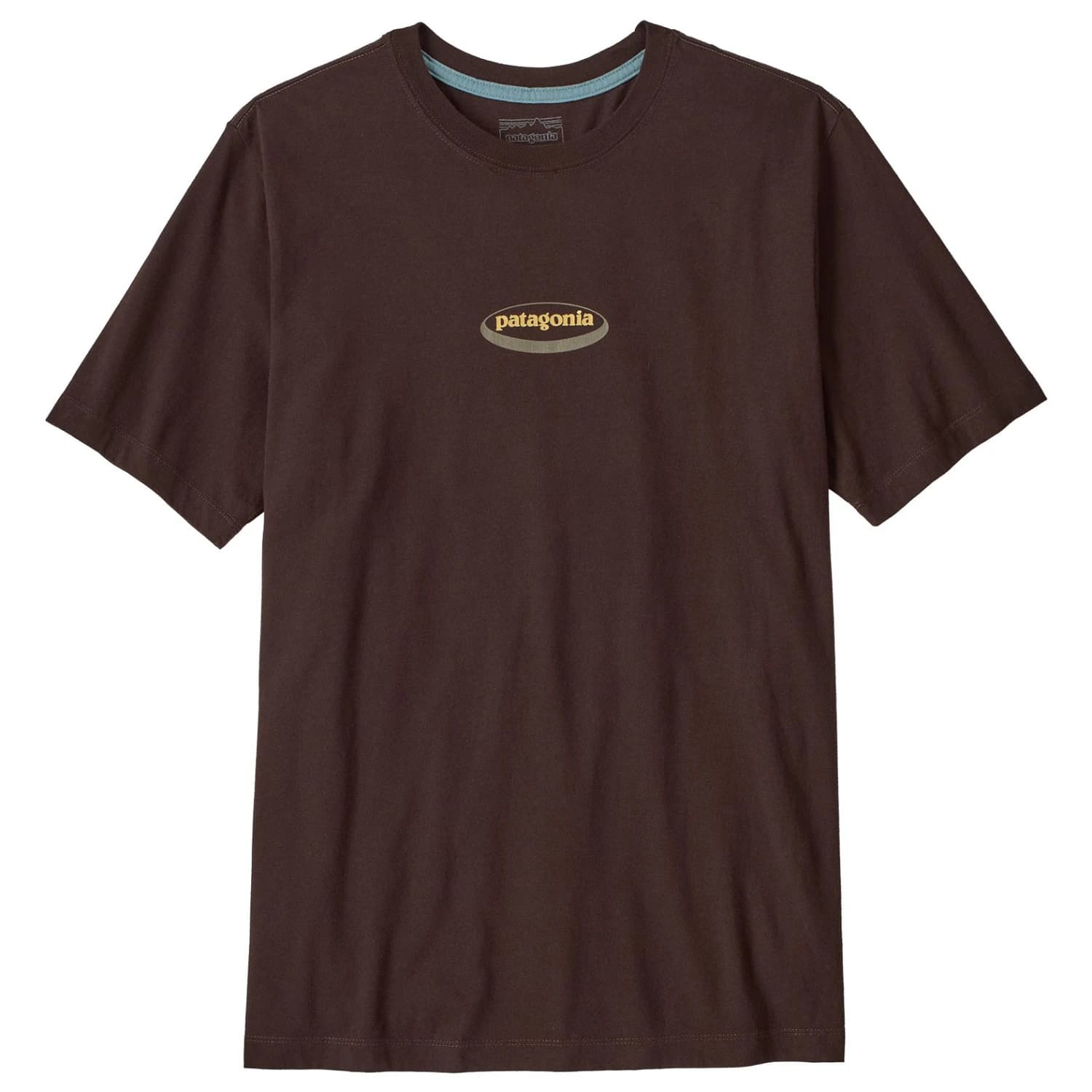 Мъжка тениска Patagonia 95 Oval Logo T-Shirt - Den Brown: Heliotropic