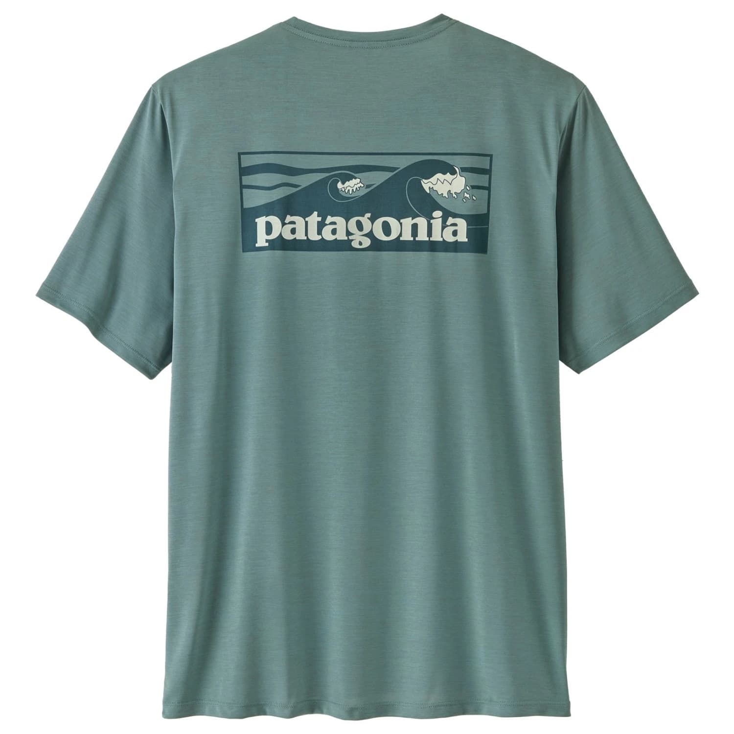 Мъжка спортна тениска Patagonia Cap Cool Daily Shirt Boardshort Logo Sport shirt - Blue Sage / Light Blue Sage X-Dye