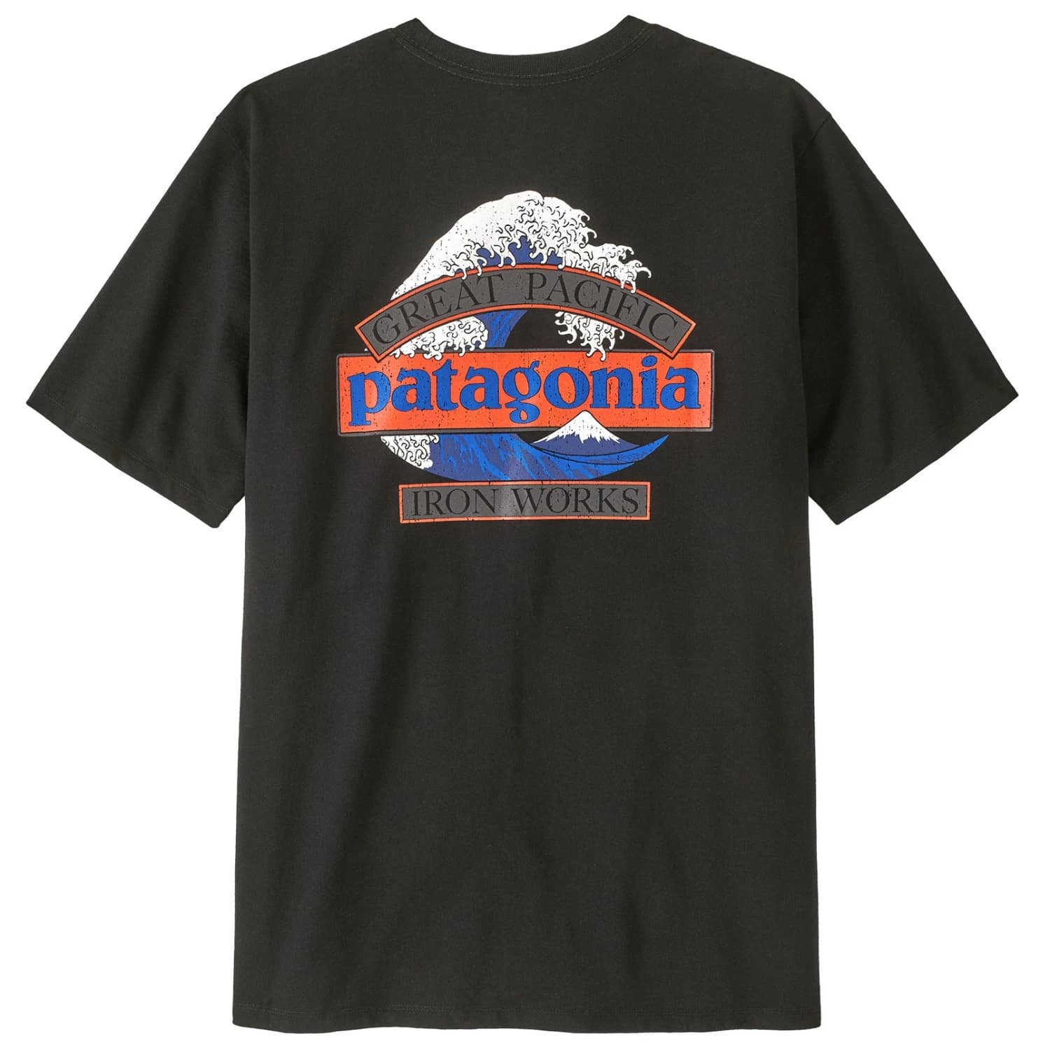 Мъжка тениска Patagonia Great Waves Responsibili-Tee T-shirt - Black