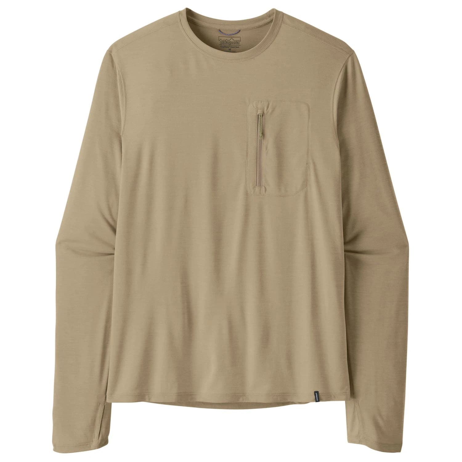 Мъжка спортна тениска Patagonia L/S Cap Cool Sun Shirt Sport shirt - Seabird Grey / Light Seabird Grey X-Dye