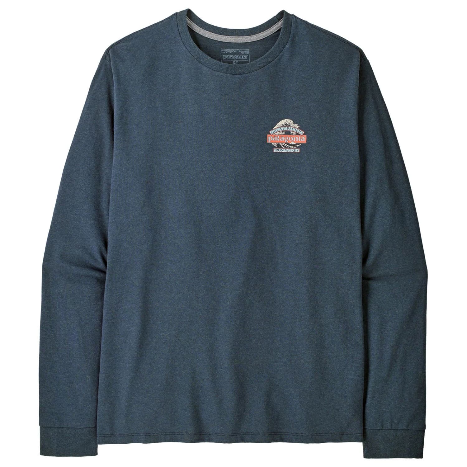 Мъжка блуза с дълъг ръкав Patagonia L/S Great Waves Responsibili-Tee Longsleeve - Summit Blue