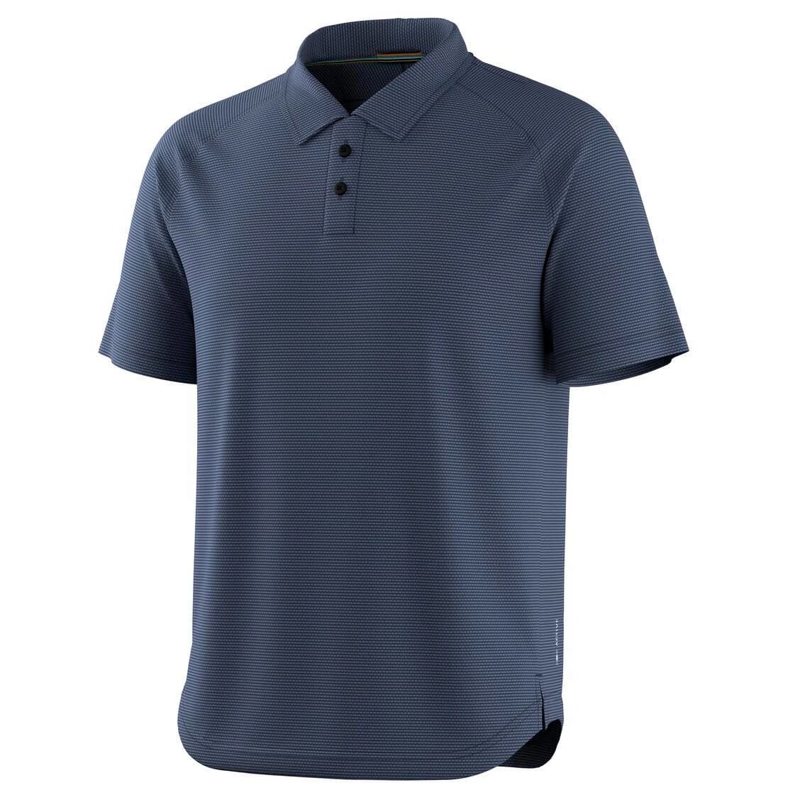 Мъжка мериносова блуза Smartwool Active Mesh Polo Merino shirt - Nightfall / Deep Navy