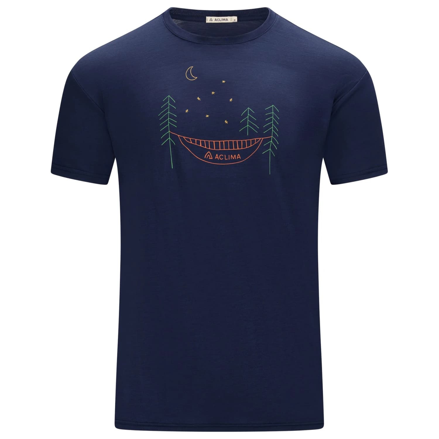 Мериносова блуза Aclima Lightwool 140 Tee Forest Merino shirt - Navy Blazer