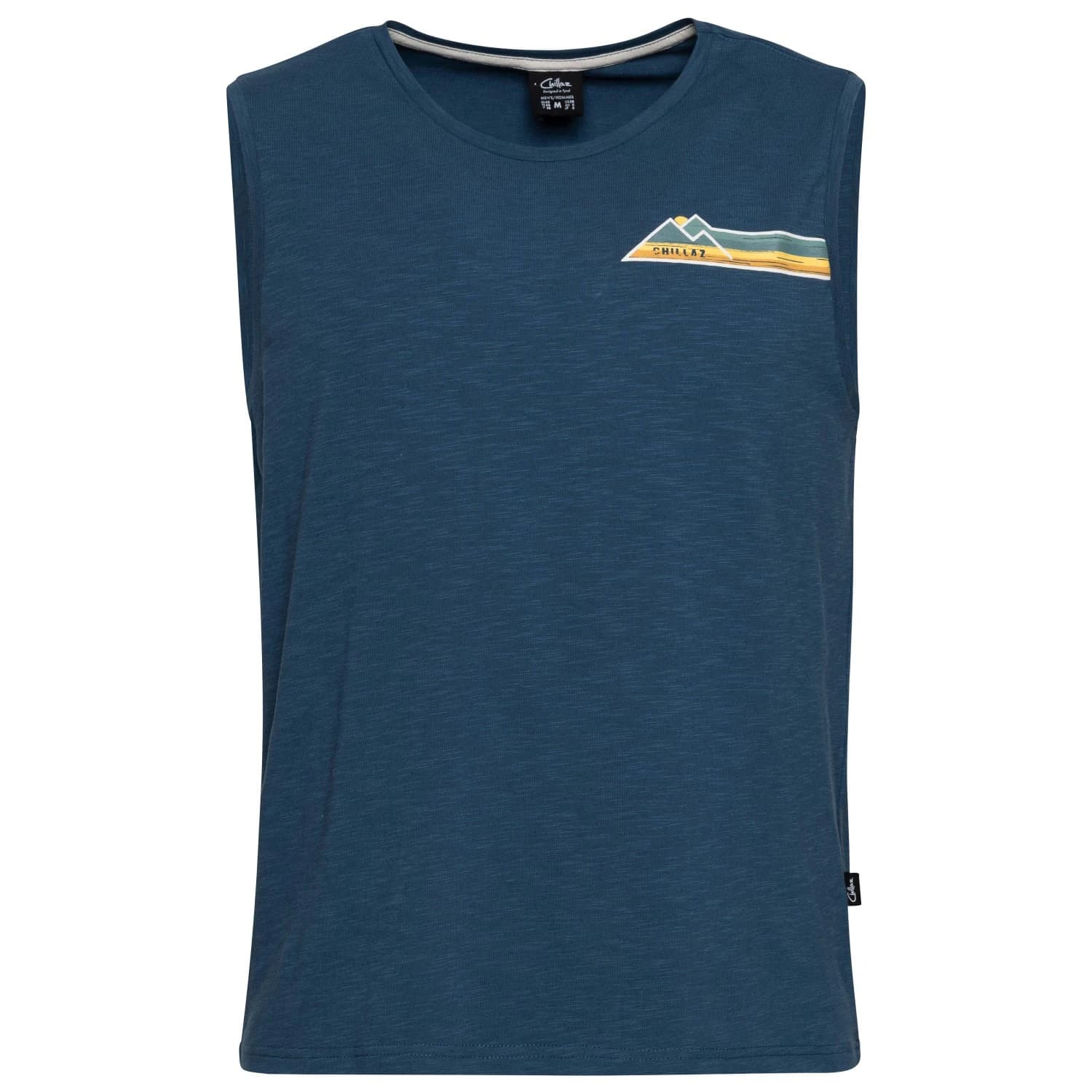Мъжки потник с широка презрамка Chillaz Calanques Mountain Stripes Tank top - Dark Blue