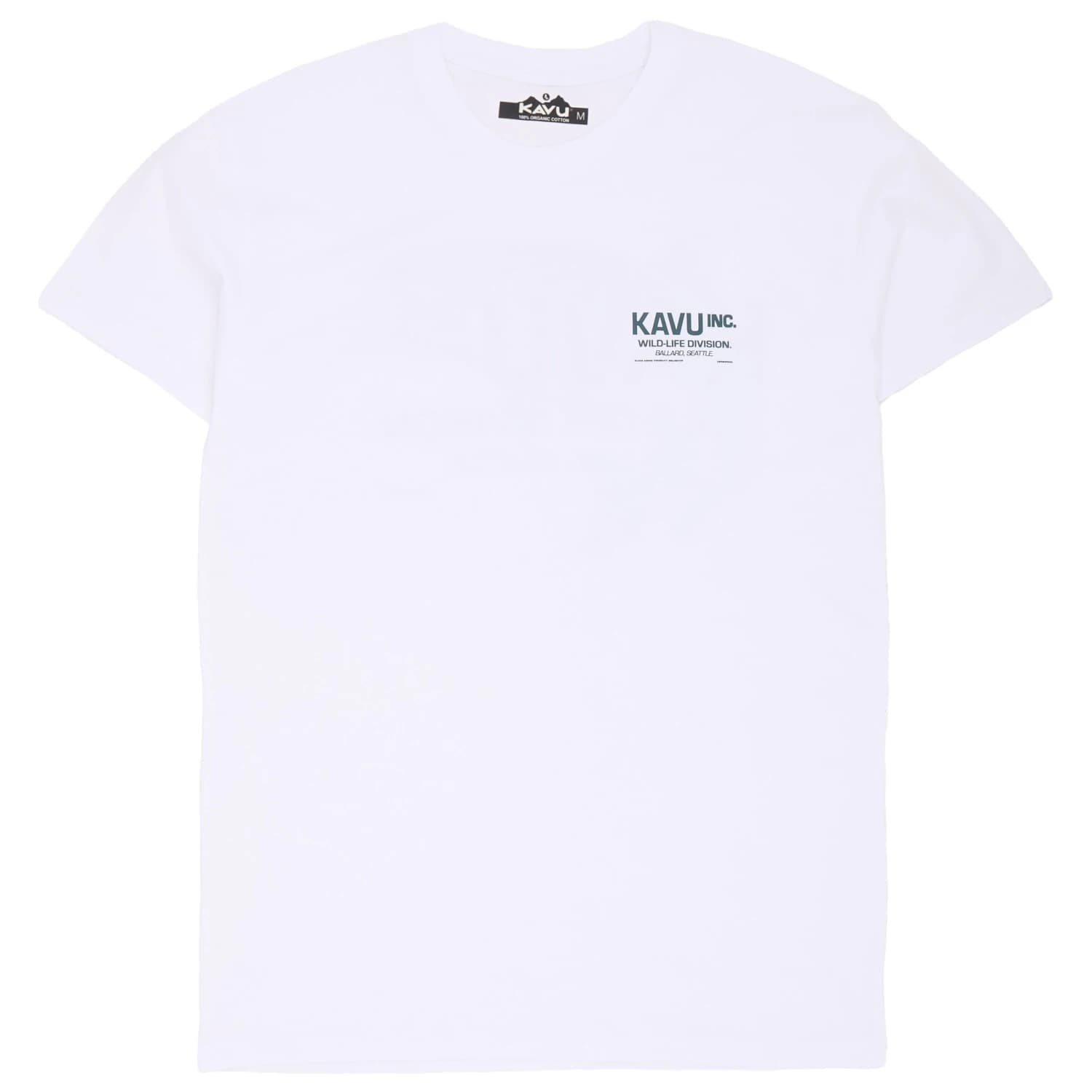 Тениска KAVU Wild Life Tee T-shirt - Off White