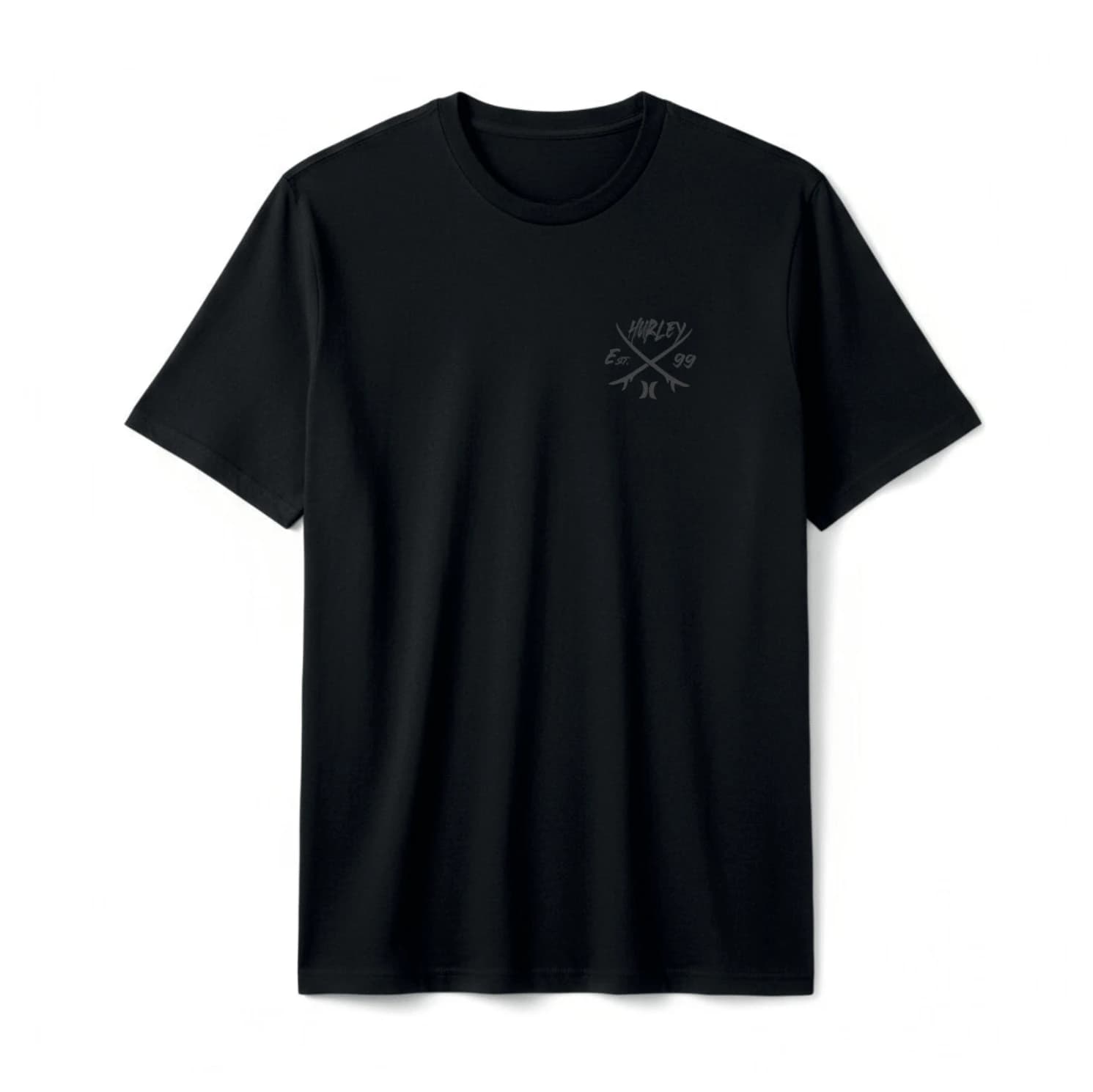 Мъжка тениска Hurley Tee S/S Printing Press Evy T-shirt - Black