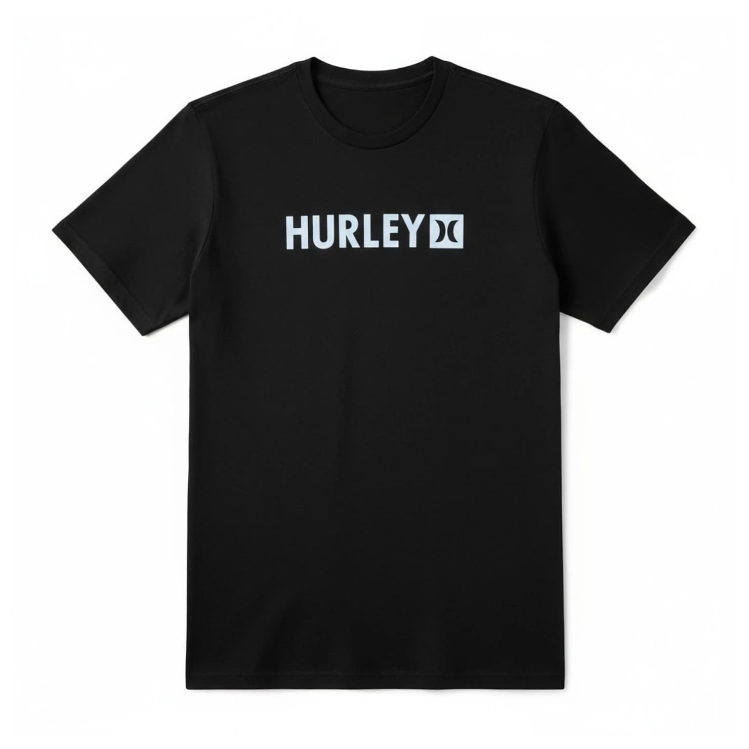 Мъжка тениска Hurley Tee S/S Printing Press The Box T-shirt - Black