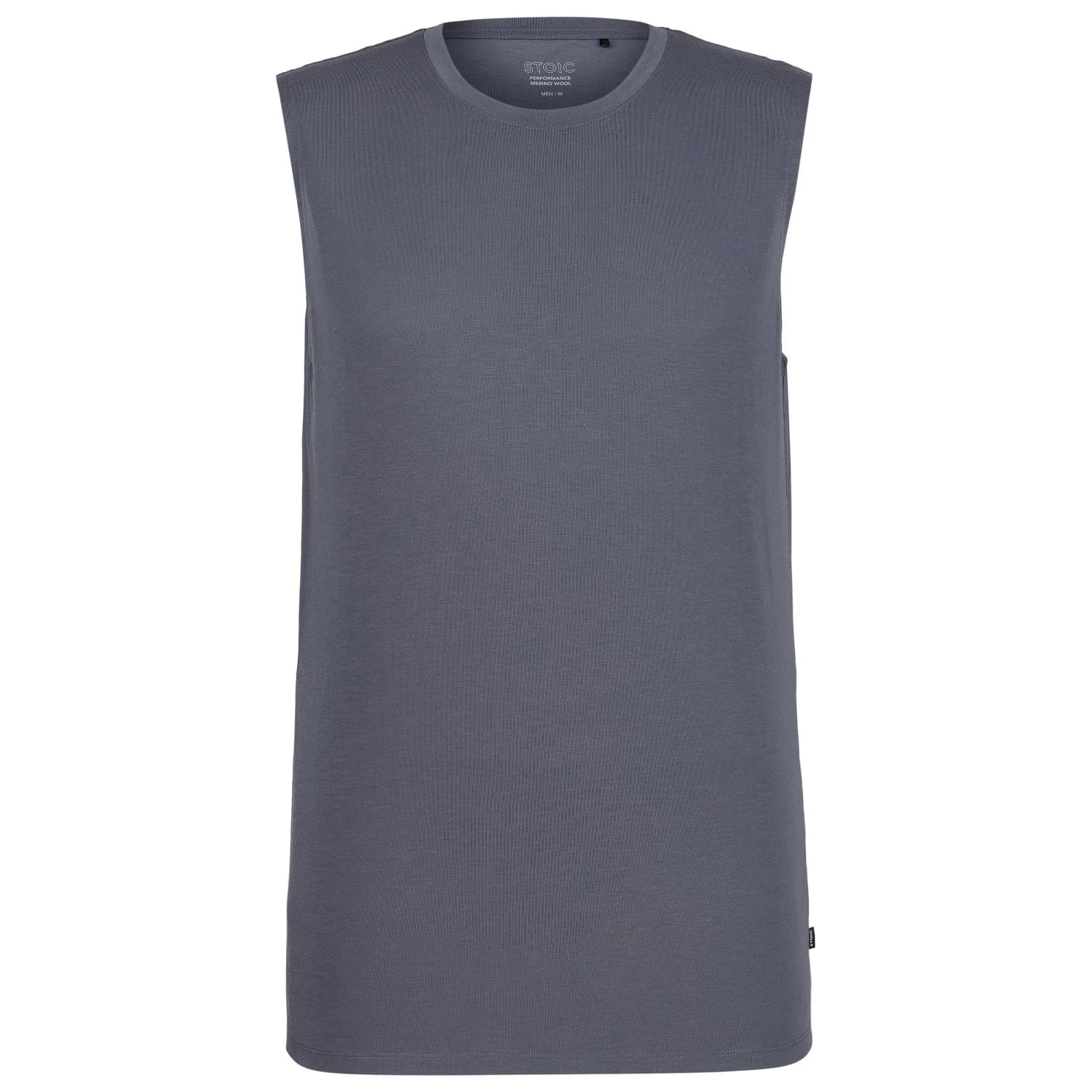 Мъжки потник с широка презрамка Stoic PerformanceMerino BorgholmSt. Tank Sport shirt - Ink Grey