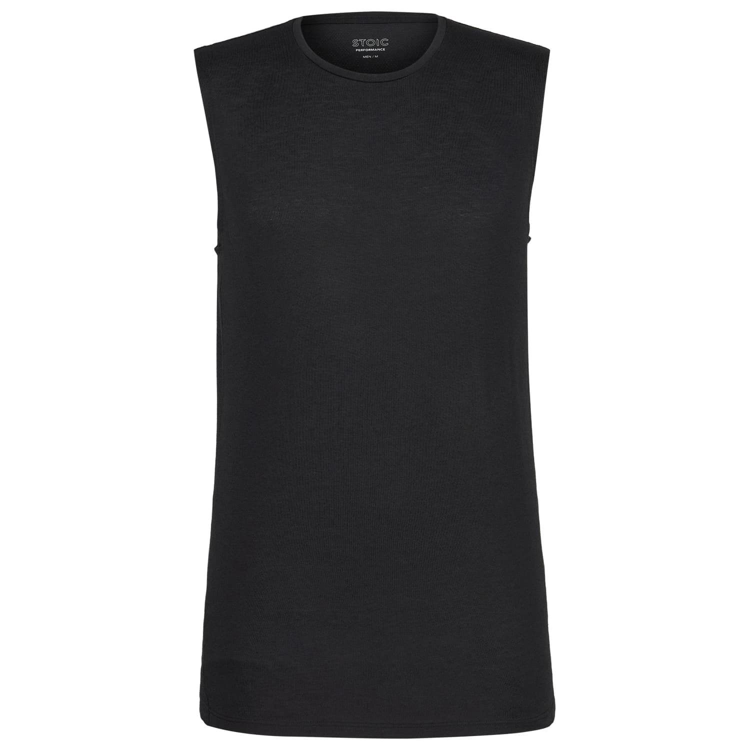 Мъжка мериносова блуза Stoic PerformanceMerino SpikenSt. Tank Merino shirt - Black