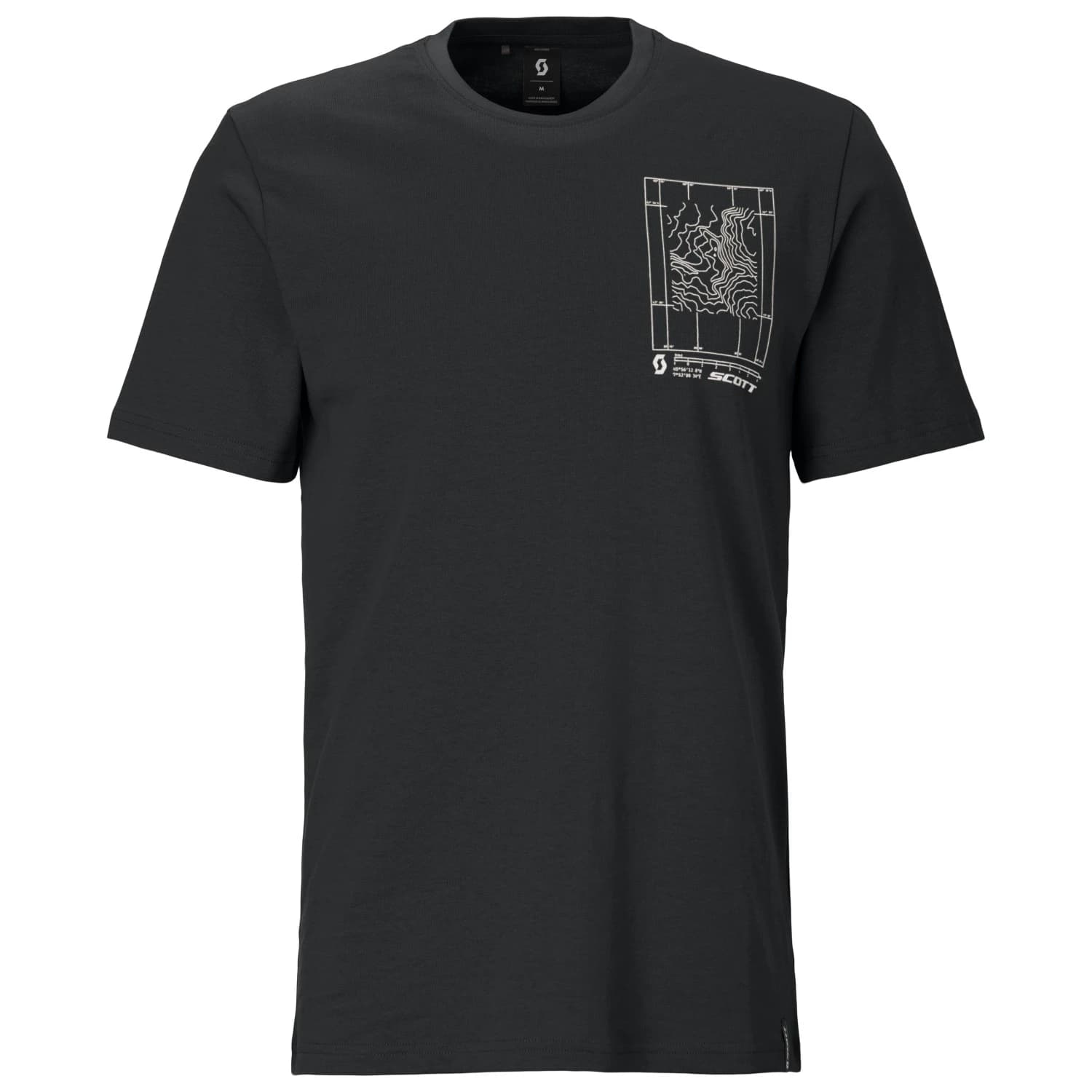 Мъжка тениска Scott Tee Casual S/S T-shirt - Black