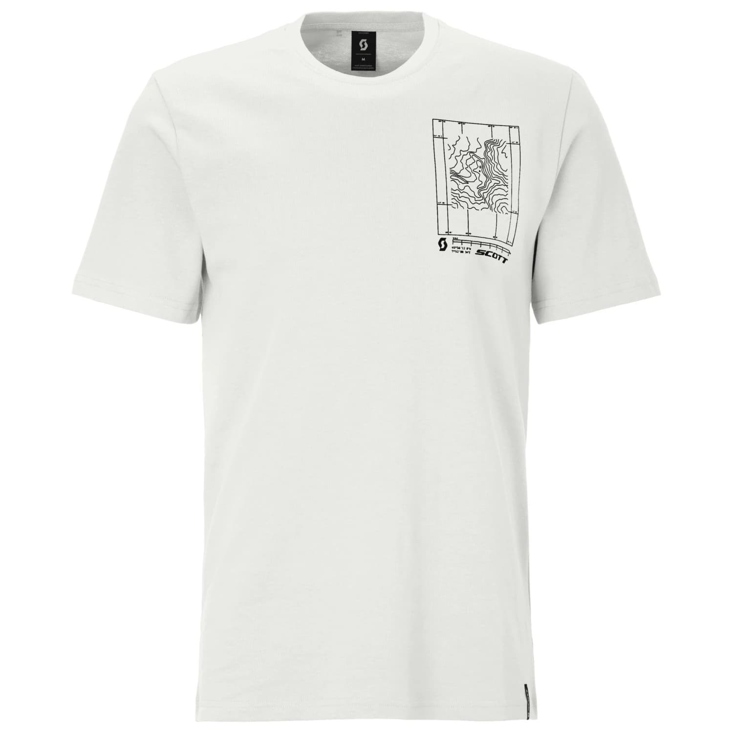 Мъжка тениска Scott Tee Casual S/S T-shirt - White