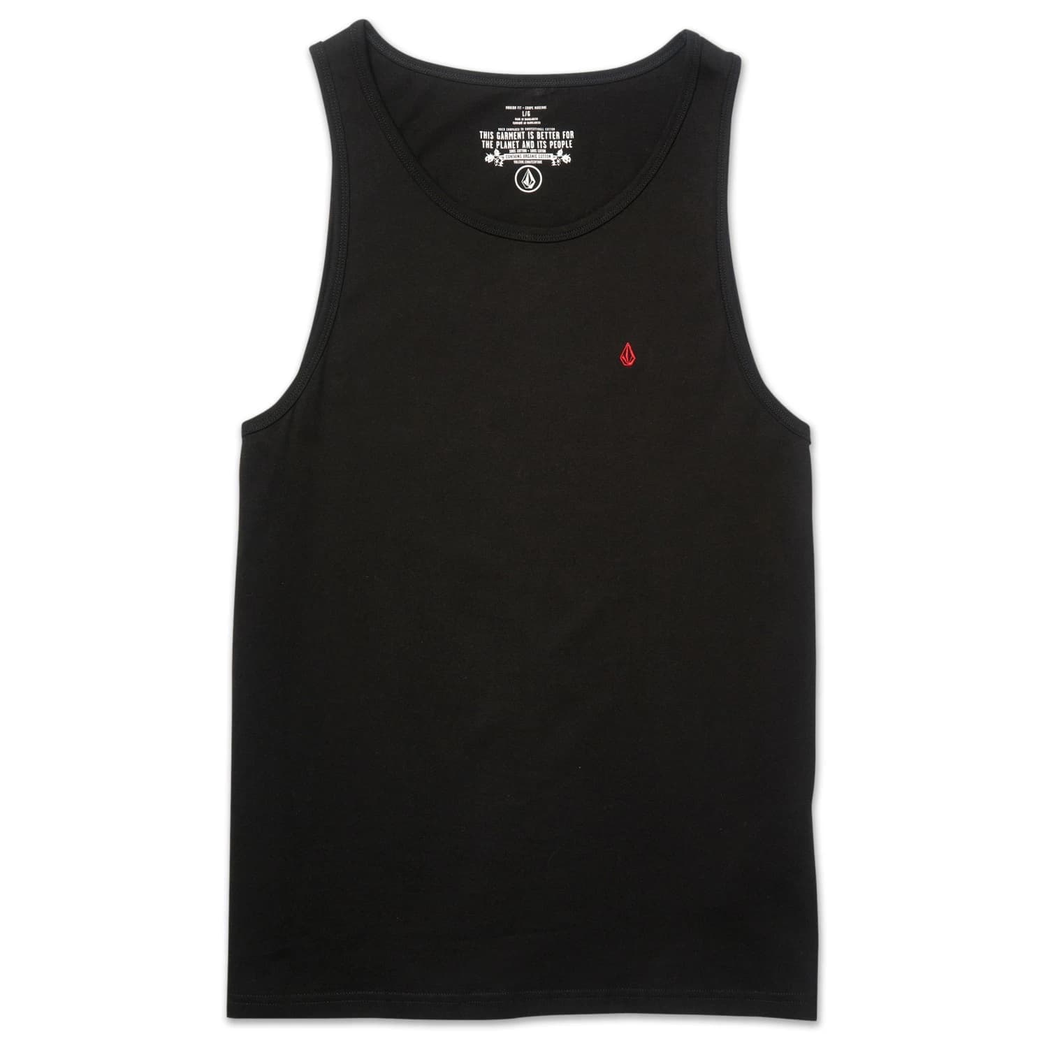 Мъжки потник с широка презрамка Volcom Stone Blanks Basic S/S Tank Top - Black