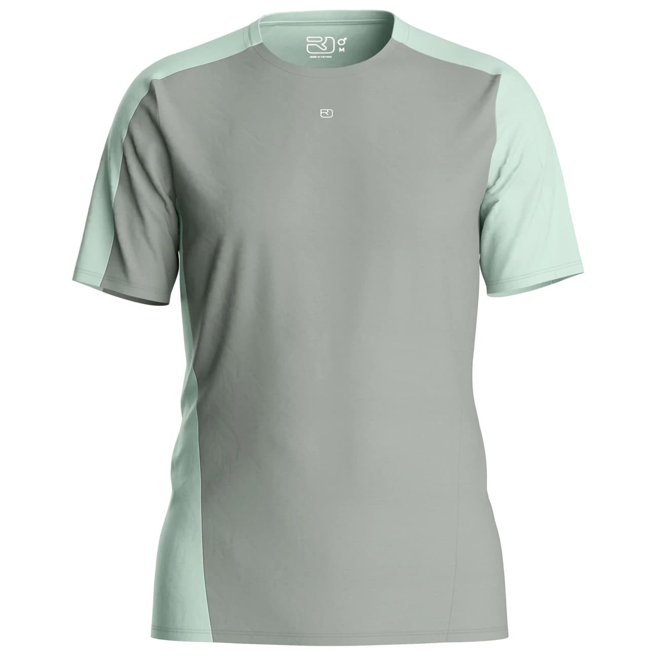 Мъжка мериносова блуза Ortovox 120 Cool Tec Fast Upward T-Shirt Merino shirt - Green Sage
