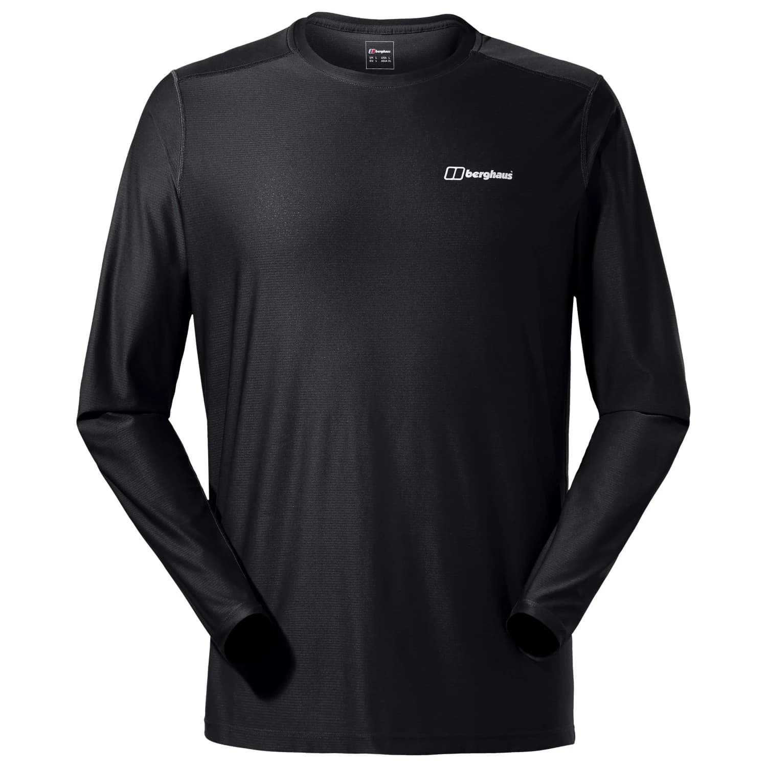 Мъжка спортна тениска Berghaus 24/7 Tech Tee L/S Crew Sport shirt - Jet Black