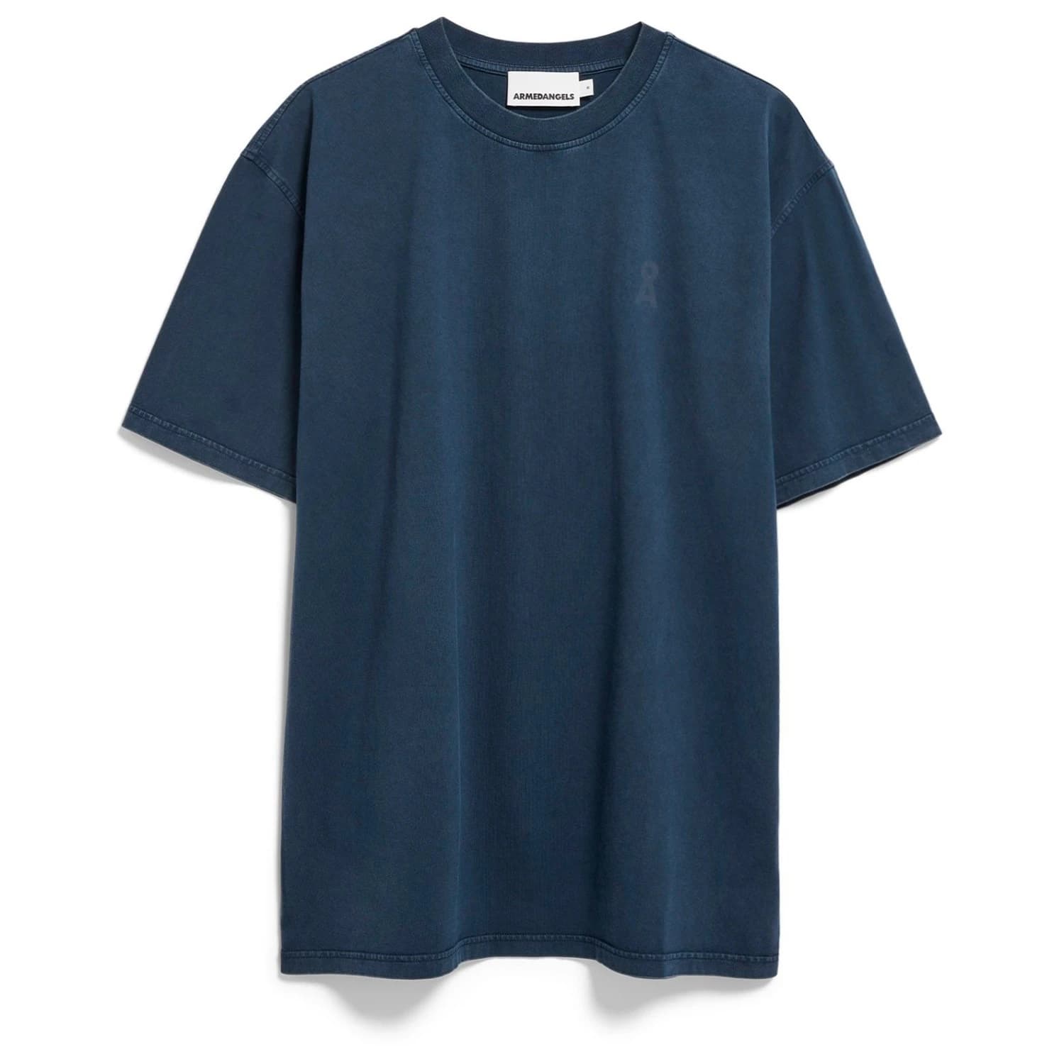 Мъжка тениска ARMEDANGELS Iconic Å Maarkos Gd T-shirt - Night Sky Washed
