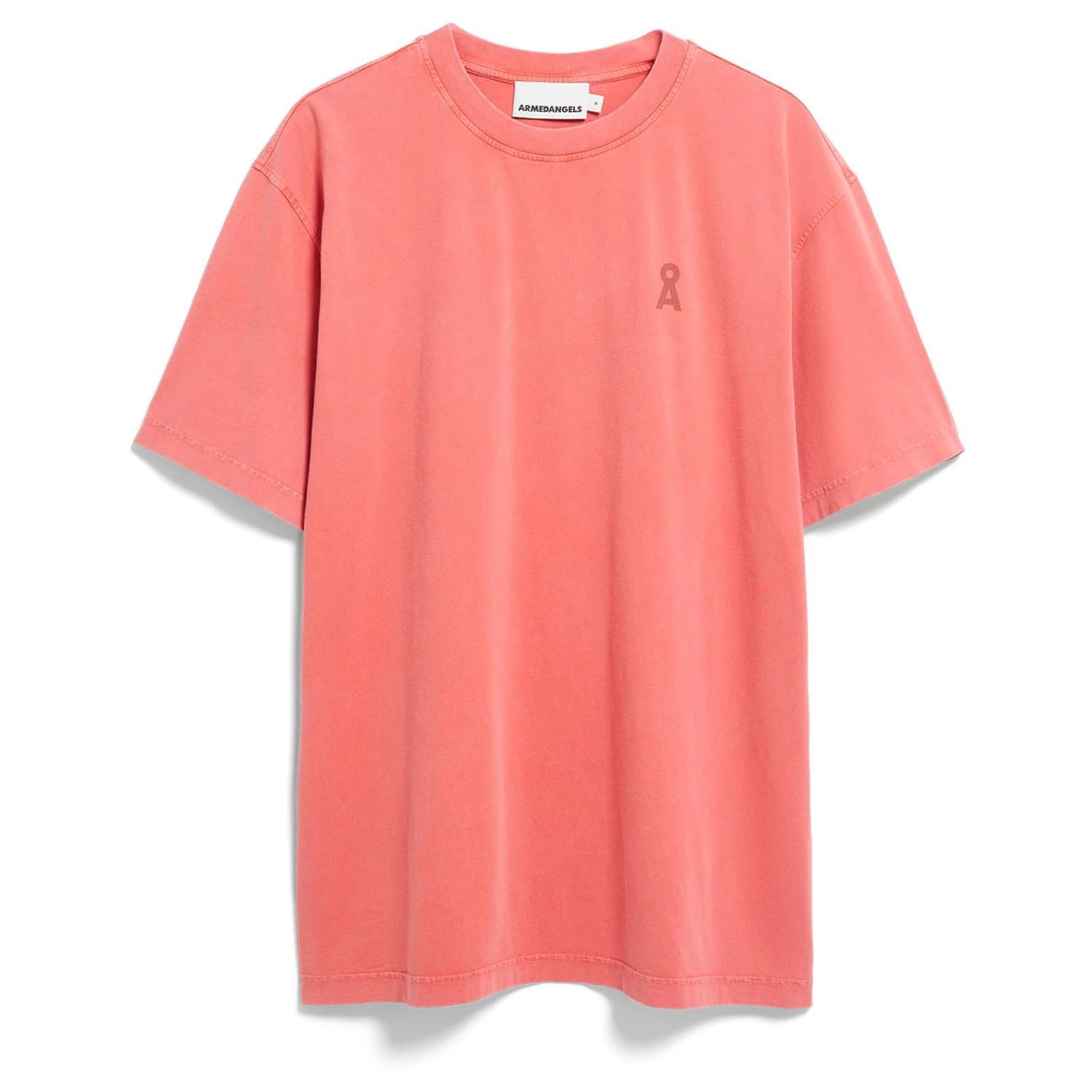 Мъжка тениска ARMEDANGELS Iconic Å Maarkos Gd T-shirt - Tabasco Red Washed