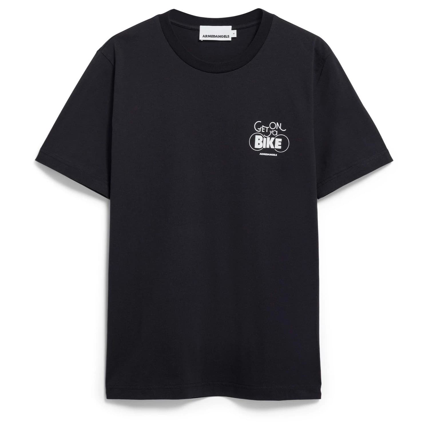 Мъжка тениска ARMEDANGELS Jaames Bike T-Shirt - Black