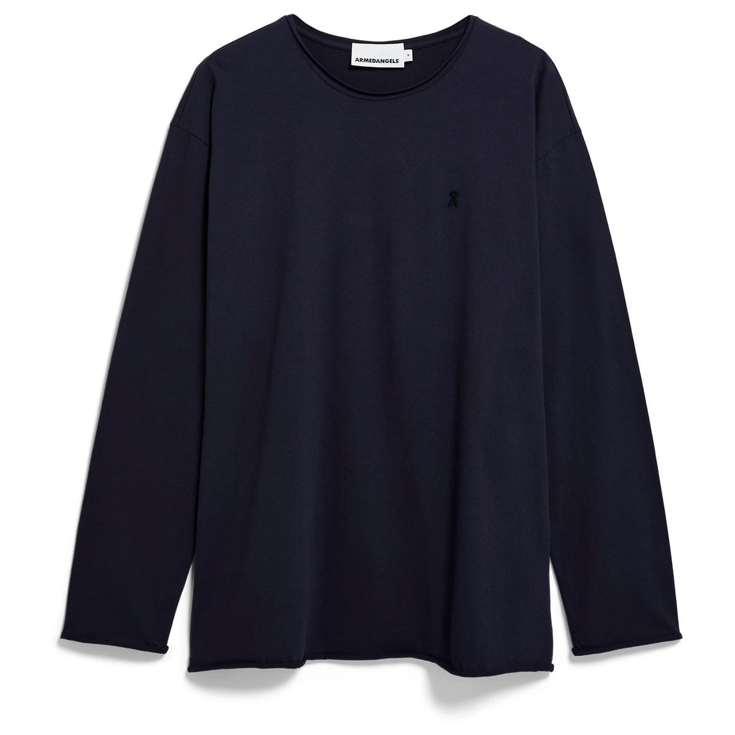 Мъжка блуза с дълъг ръкав ARMEDANGELS Jaames Longsleeve Brushed Longsleeve - Night Sky