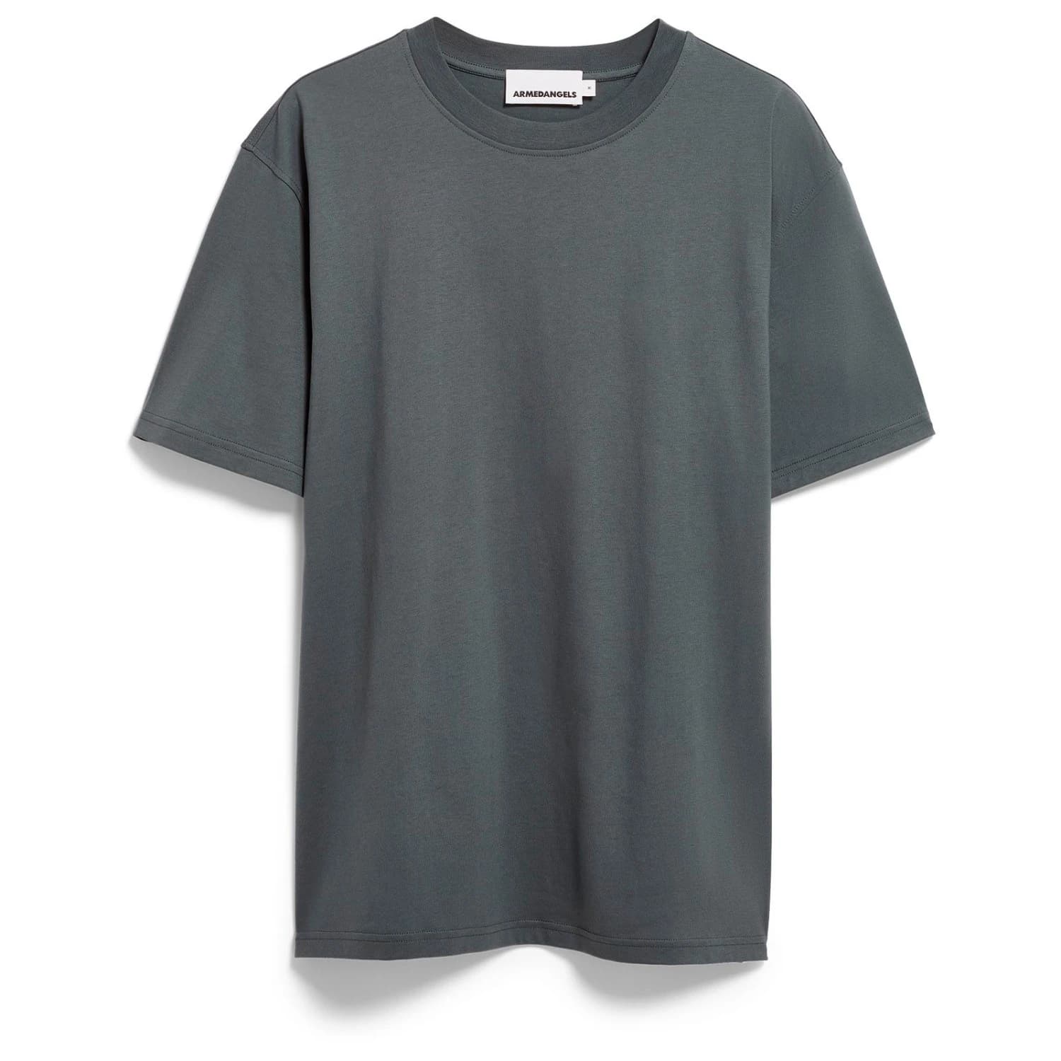 Мъжка тениска ARMEDANGELS Maarkos Mid Weight T-shirt - Space Steel