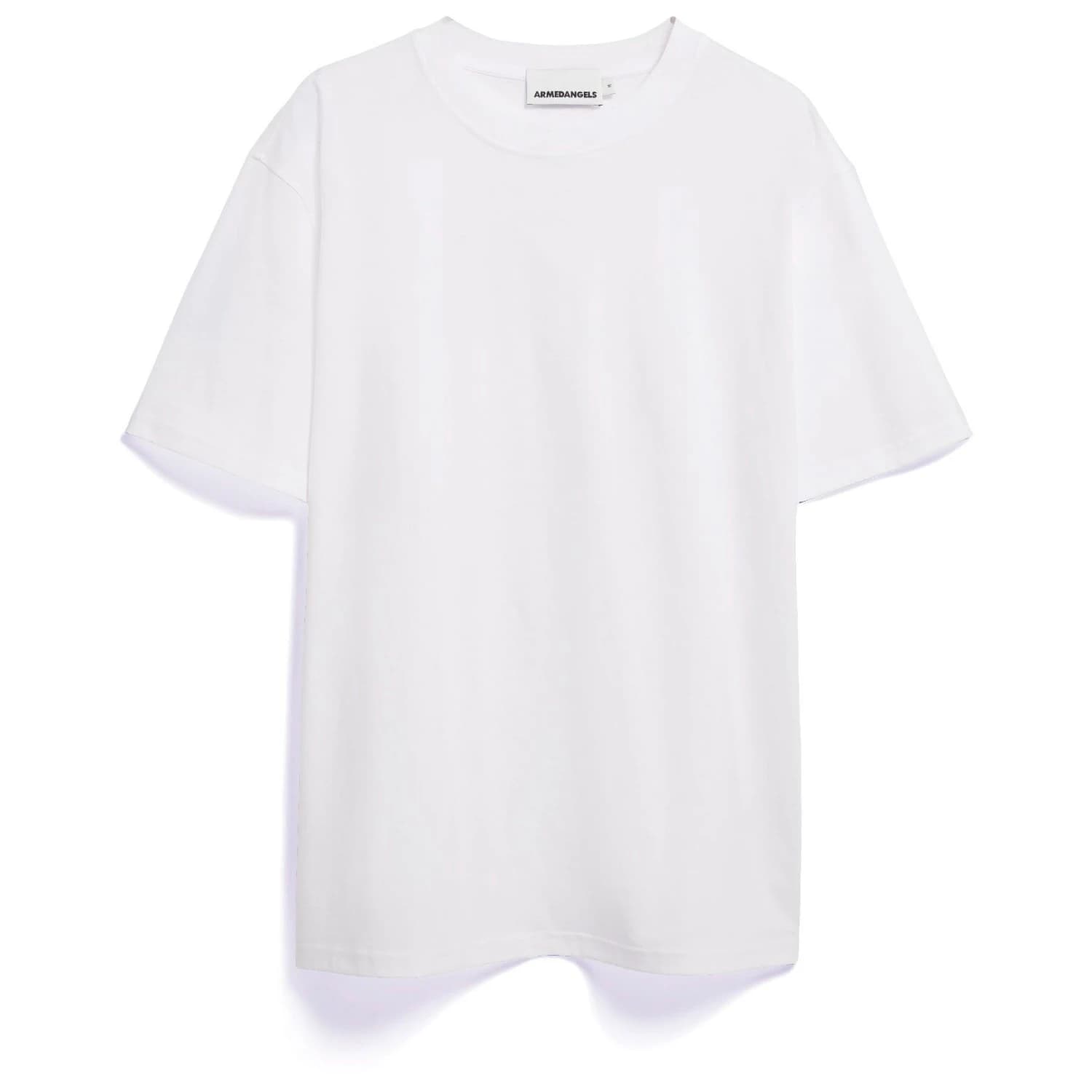 Мъжка тениска Armedangels Maarkos Mid Weight T-shirt - White
