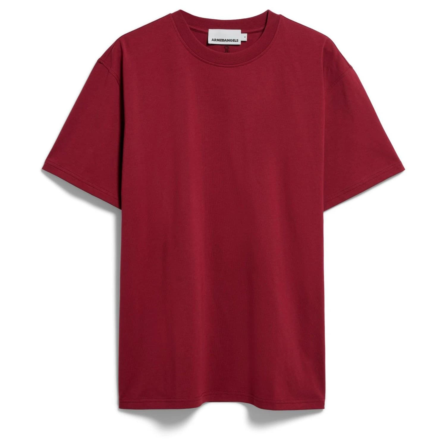 Мъжка тениска ARMEDANGELS Maarkos Mid Weight T-shirt - Velvet Red