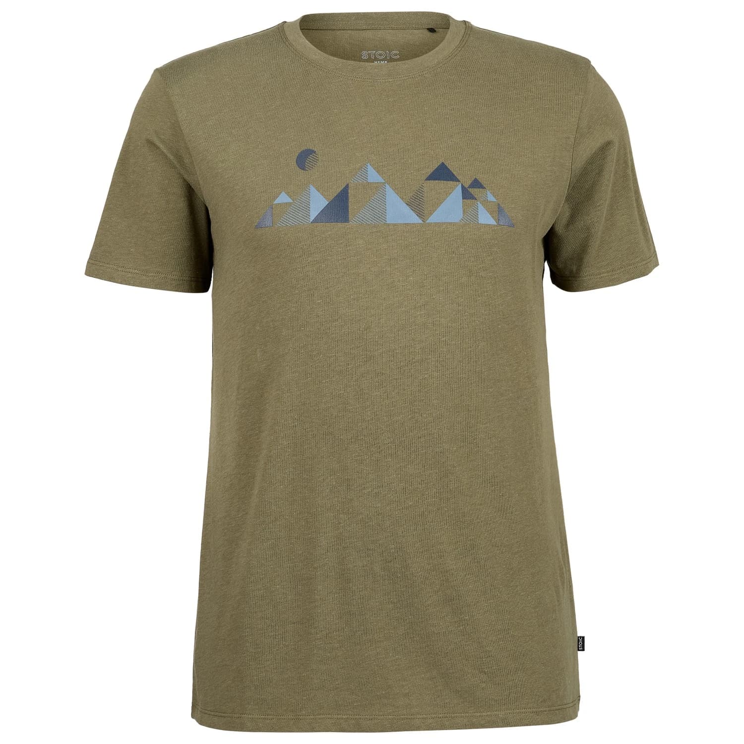 Мъжка тениска Stoic Hemp30 AmalSt. Print Tee T-shirt - Olive Green