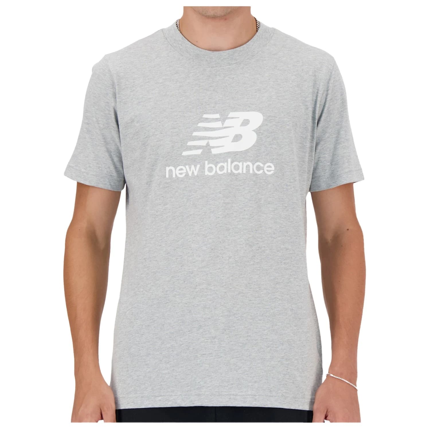Мъжка тениска New Balance Sport Essentials Logo T-Shirt - Athletic Grey