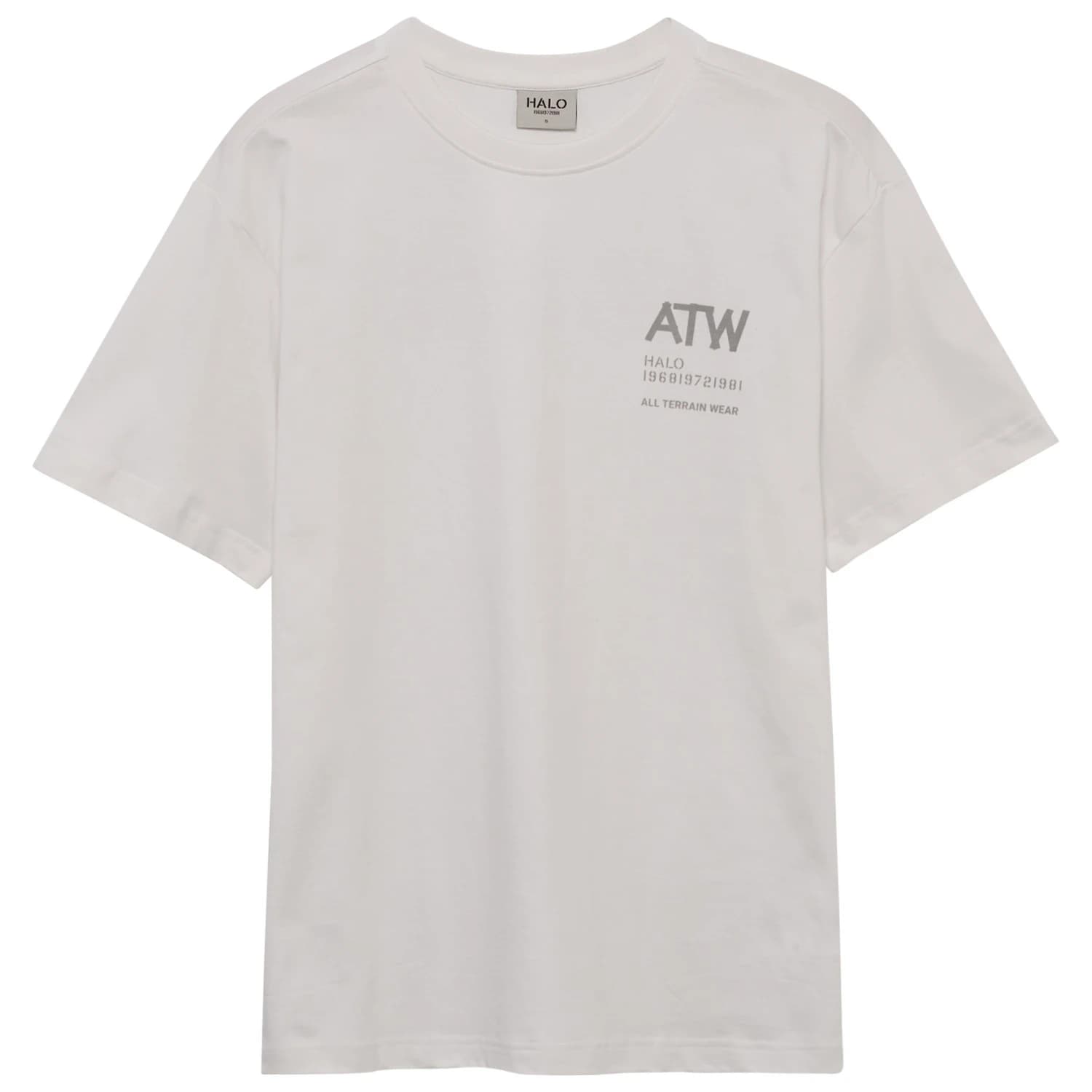 Тениска Halo Halo Graphic T-shirt - Marshmallow / Silver