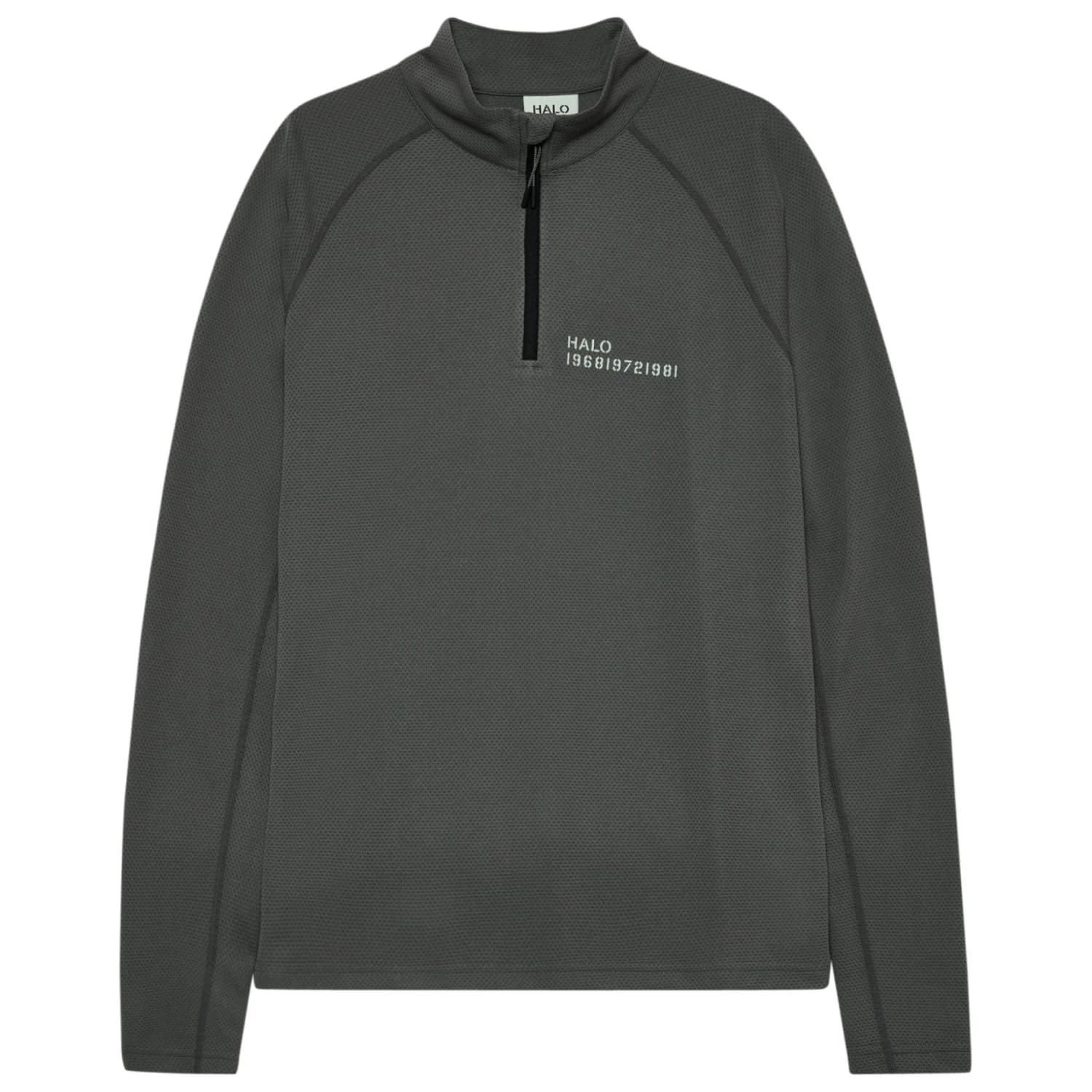 Блуза с дълъг ръкав Halo Halo Sorona Half Zip Longsleeve - Gunmetal
