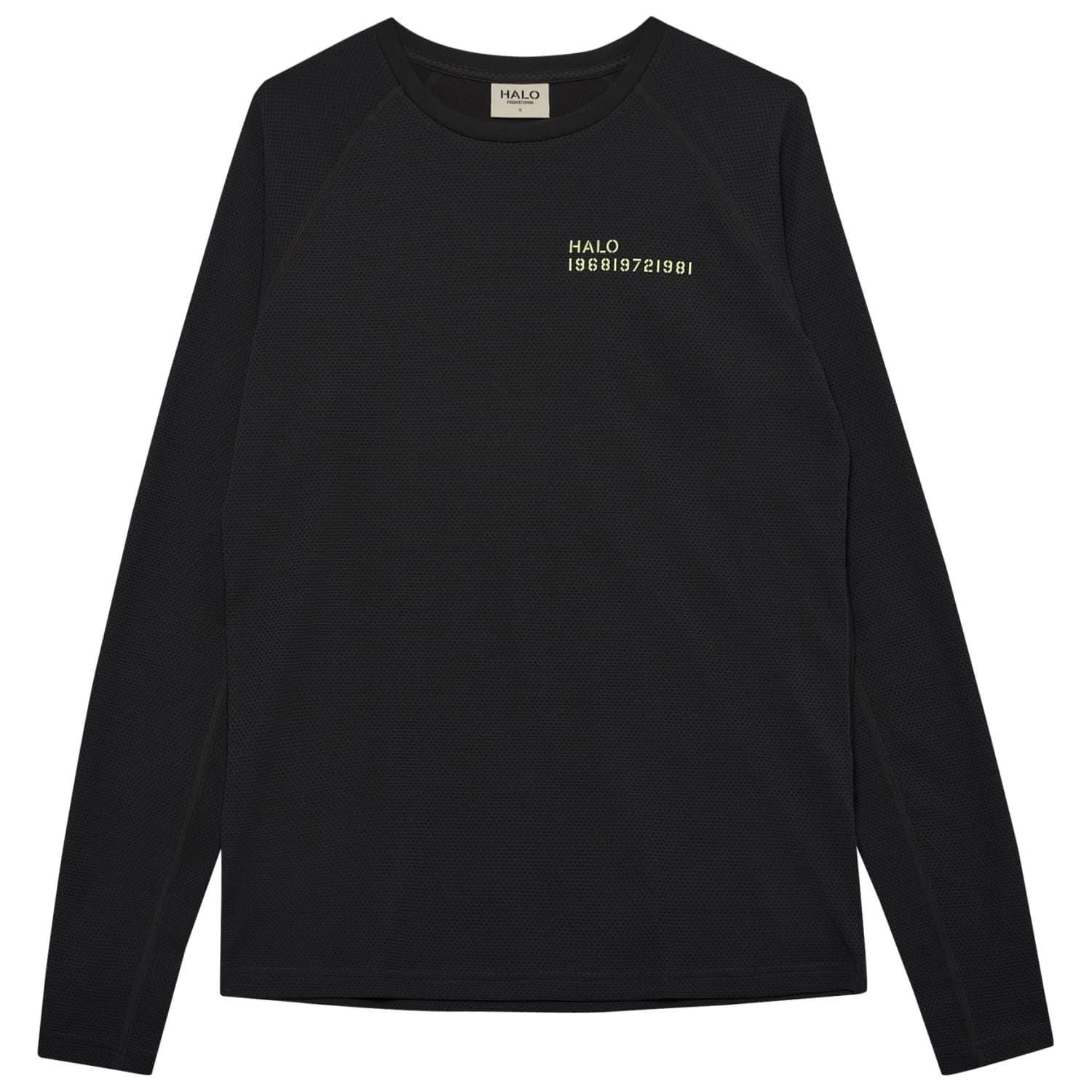 Блуза с дълъг ръкав Halo Halo Sorona L/S Longsleeve - Raven / Shadow Lime