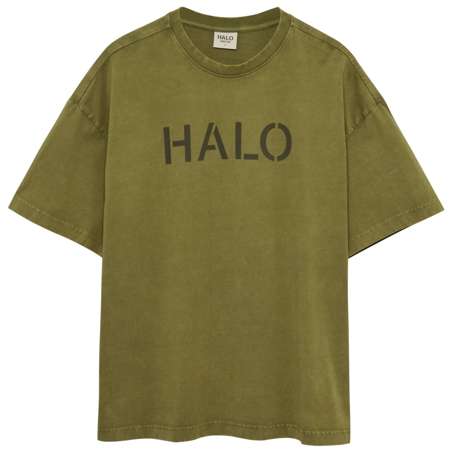 Тениска Halo Halo Uniform Boxy T-shirt - Olive Drab