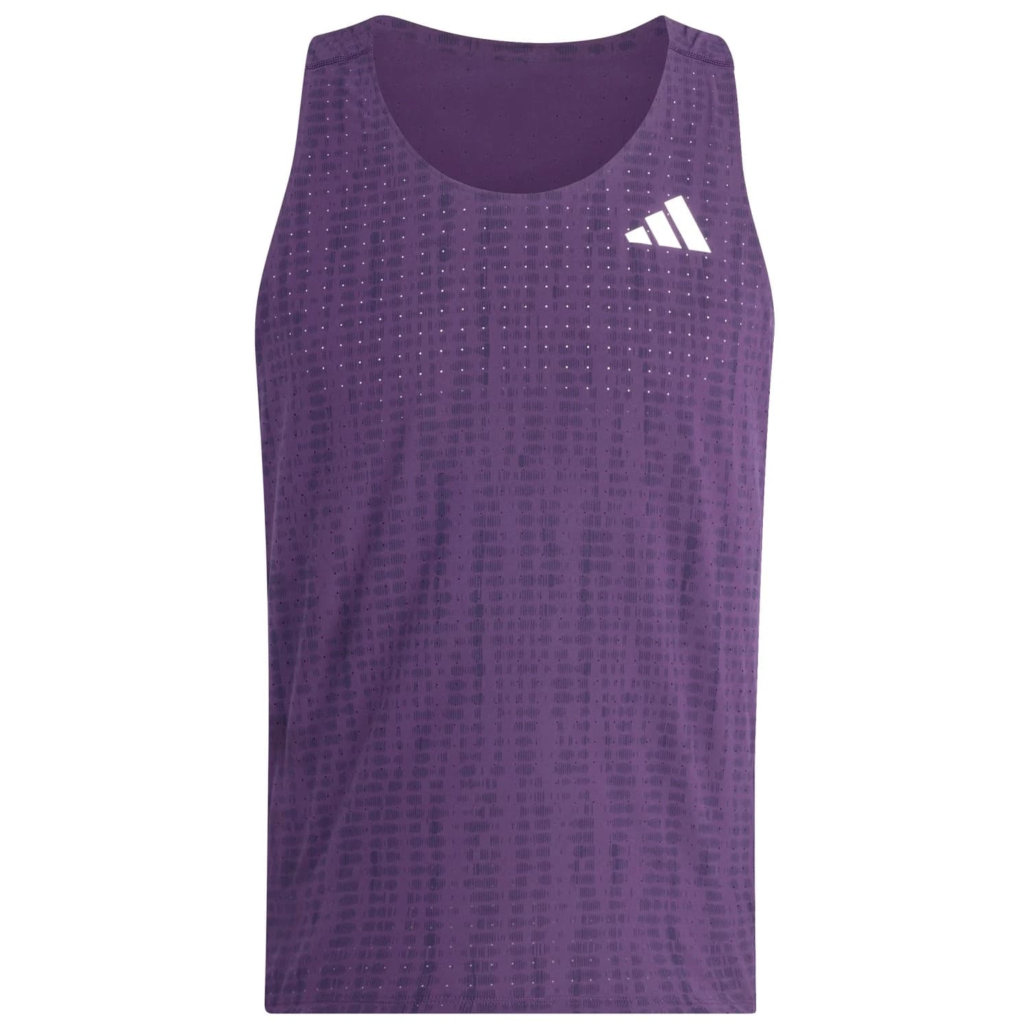 Мъжка тениска adidas Adizero Singlet Running shirt - Aurora Plum / Noble Ink
