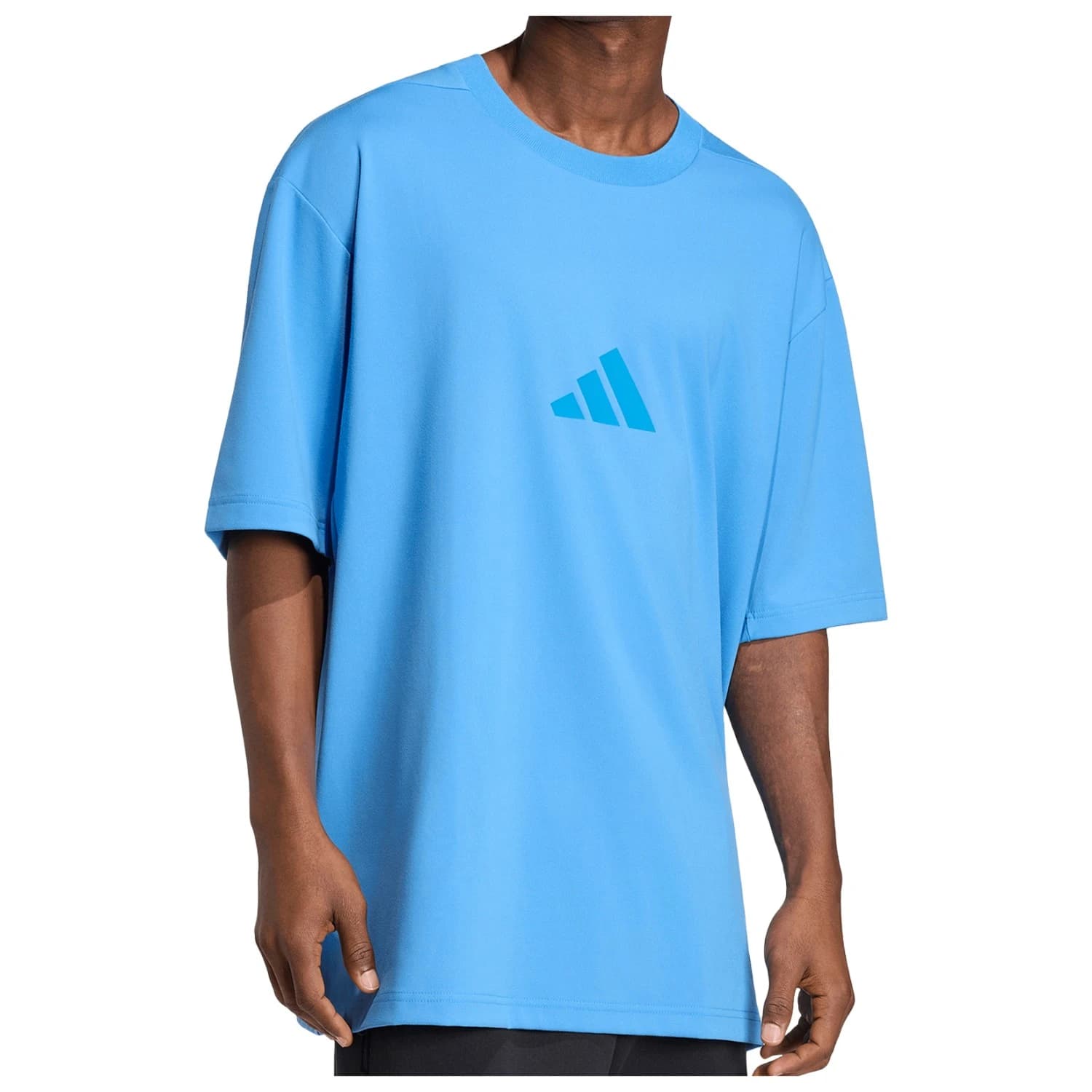 Мъжка тениска adidas Z.N.E. Tee Logo T-shirt - Ray Blue