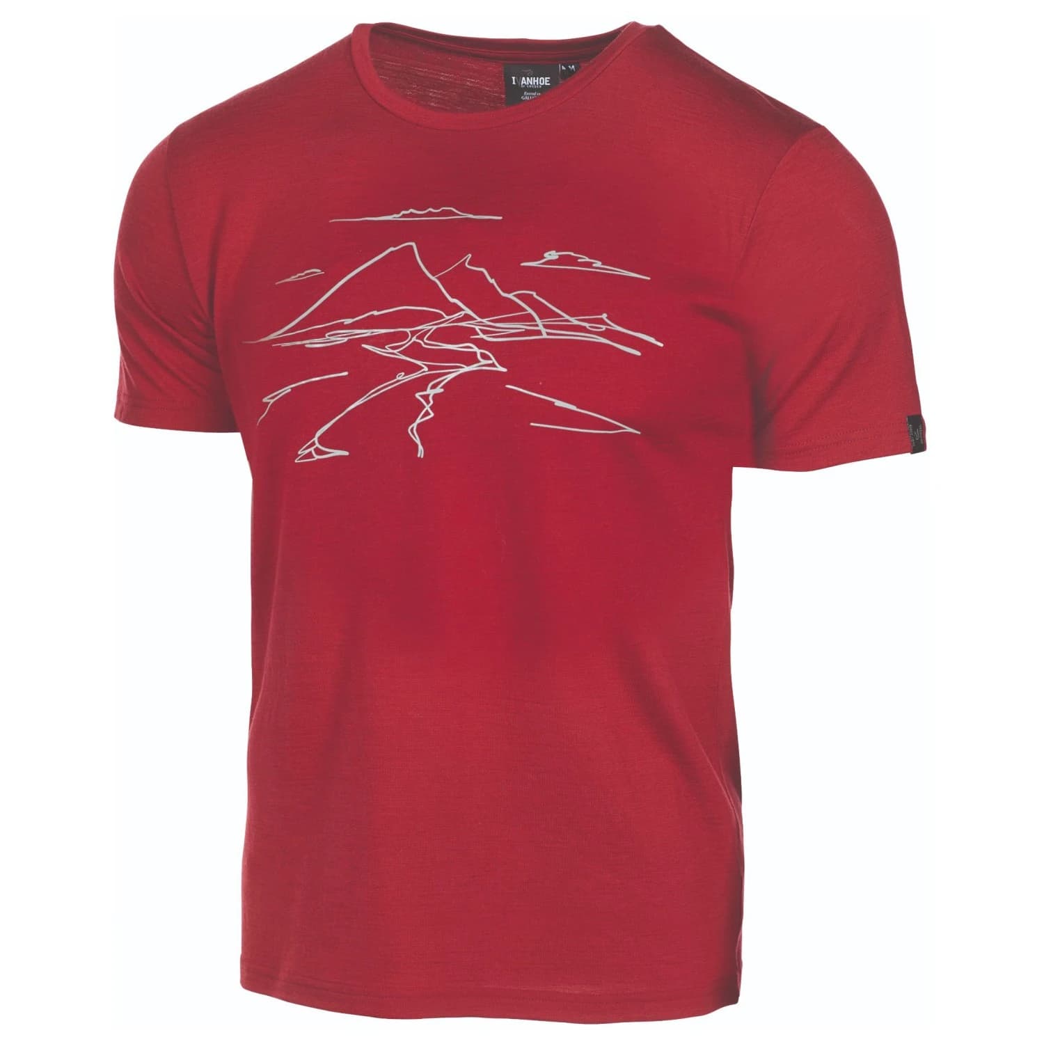 Мъжка мериносова блуза Ivanhoe of sweden Underwool Ceasar Mountain Merino shirt - Royal Cherry