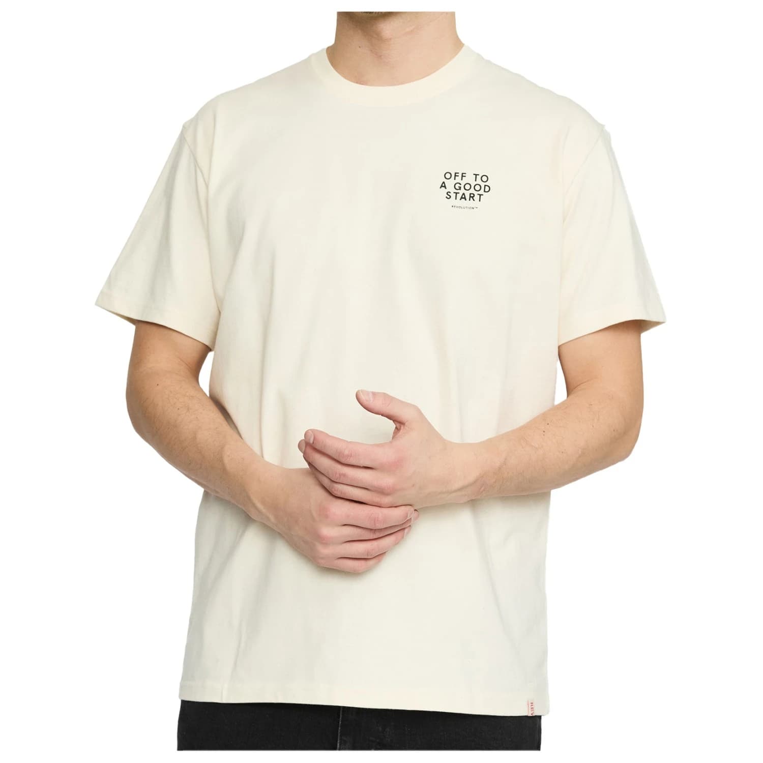 Мъжка тениска Revolution Application T-Shirt Off T-shirt - Offwhite