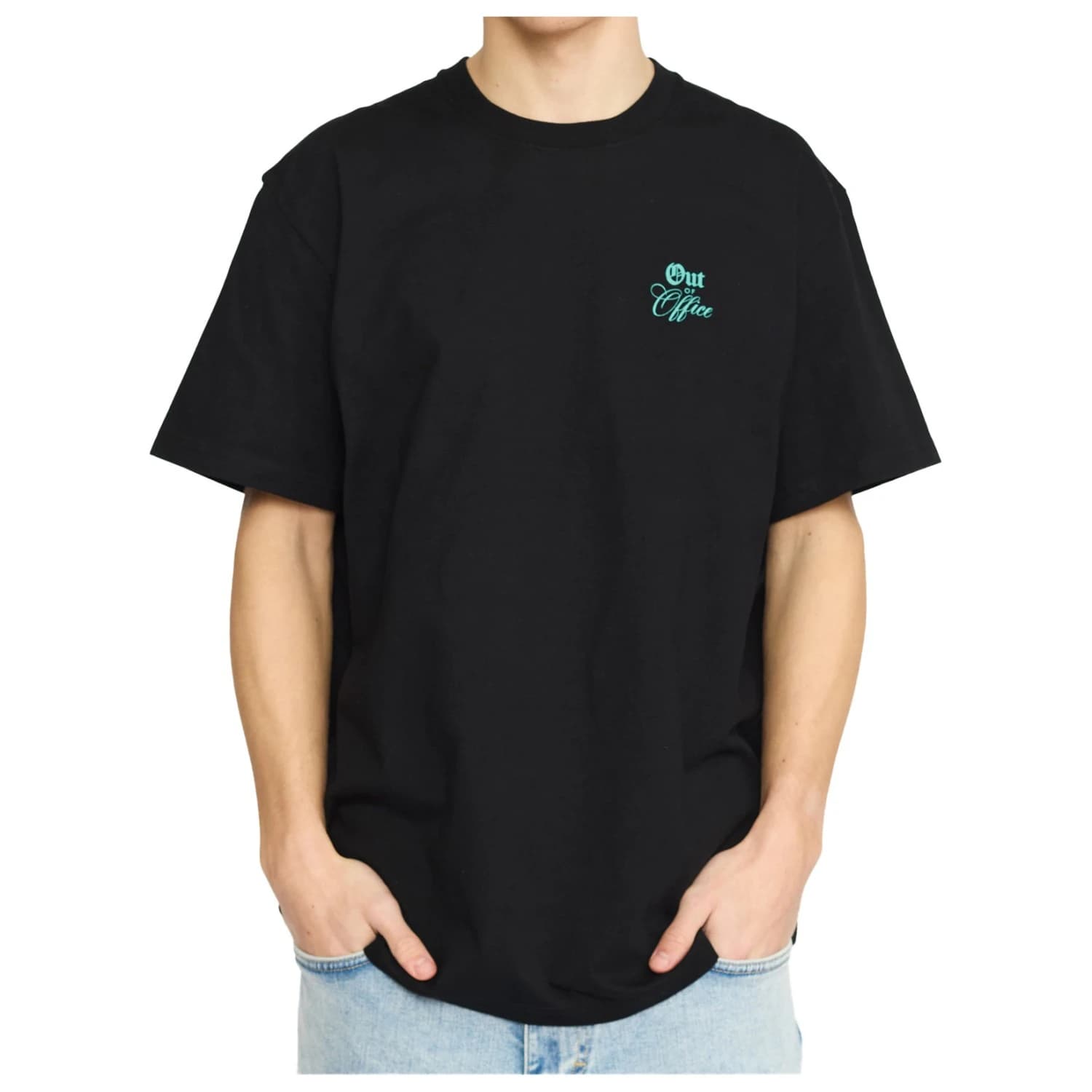 Мъжка тениска Revolution Application T-Shirt Out T-shirt - Black