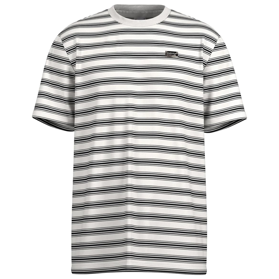 Мъжка тениска Maloja GriffinM. T-shirt - Deep Black Stripe