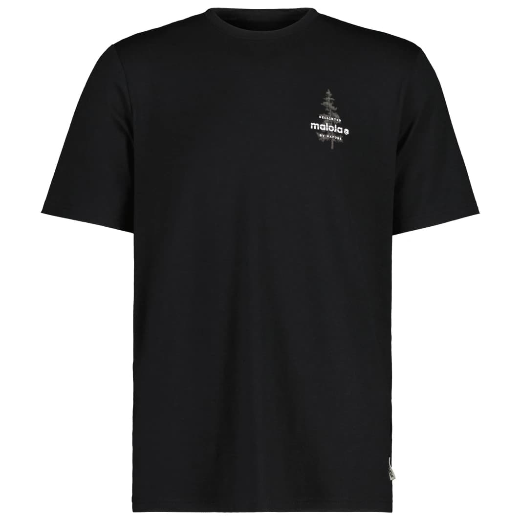 Мъжка спортна тениска Maloja KasteinM. Sport shirt - Deep Black