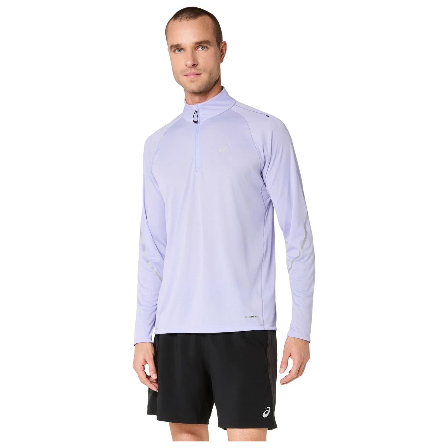 Тениска Asics Road Lite-Show 1/2 Zip L/S Top Running shirt - Vapor