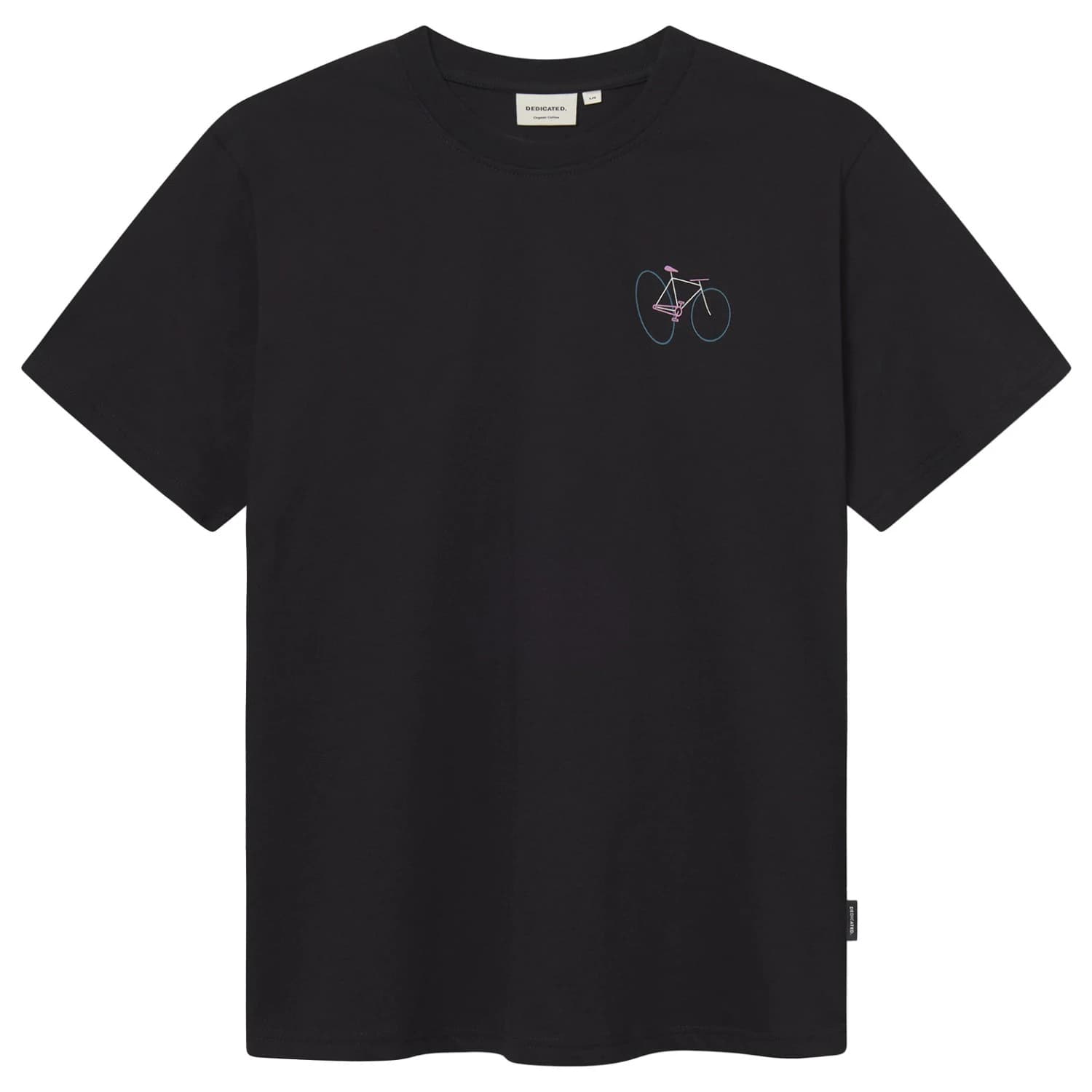 Мъжка тениска DEDICATED T-Shirt Stockholm T-shirt - Black