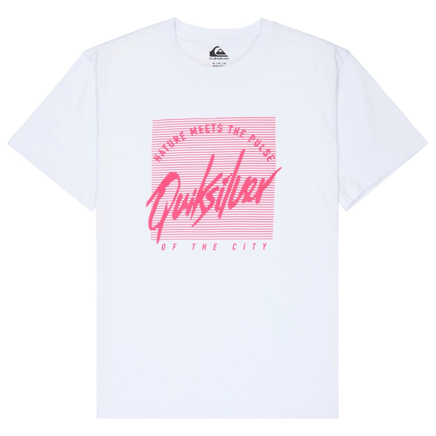 Мъжка тениска Quiksilver Retro Mood S/S T-shirt - White