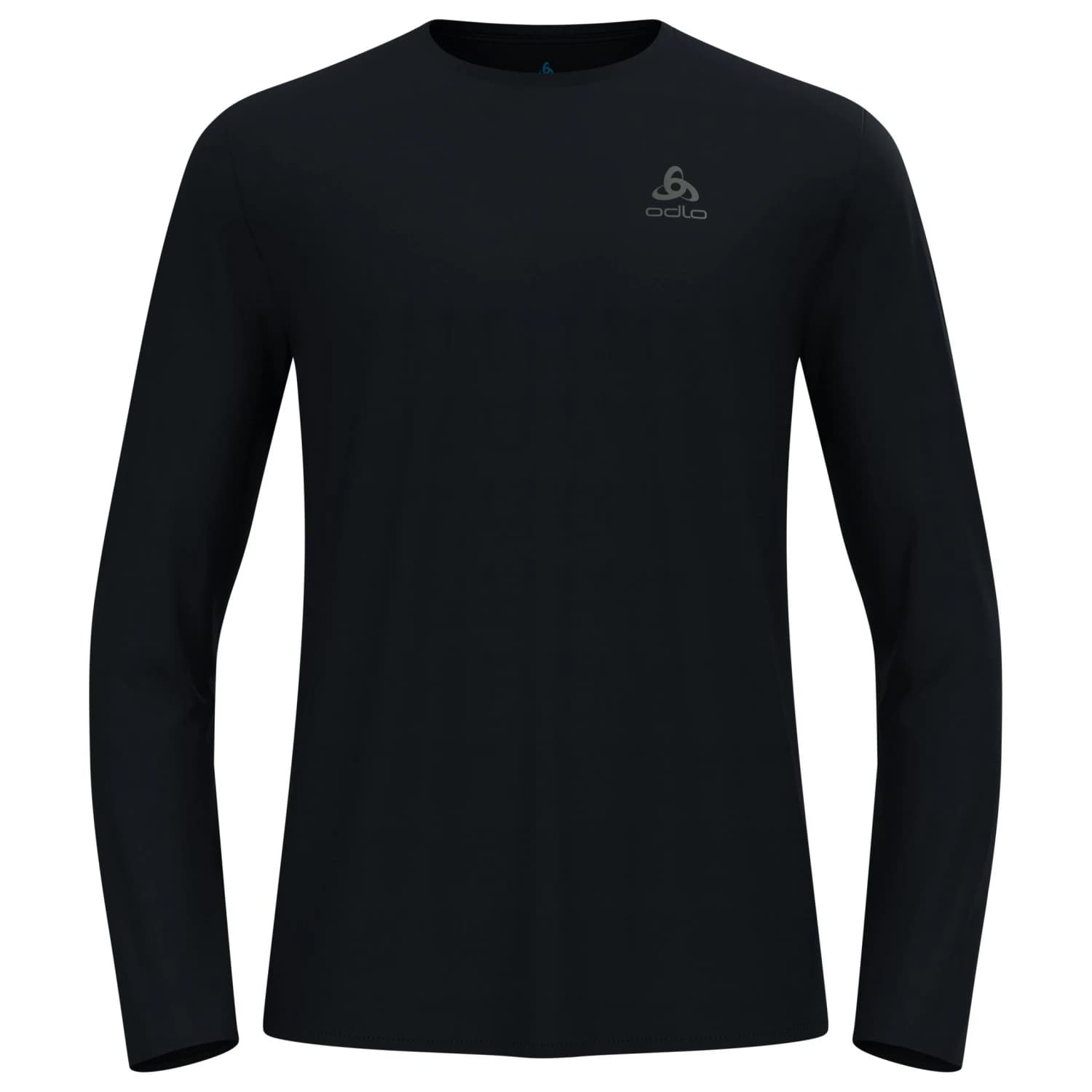 Мъжка тениска Odlo Zeroweight Chill-Tec T-Shirt Crew Neck L/S Running shirt - Black