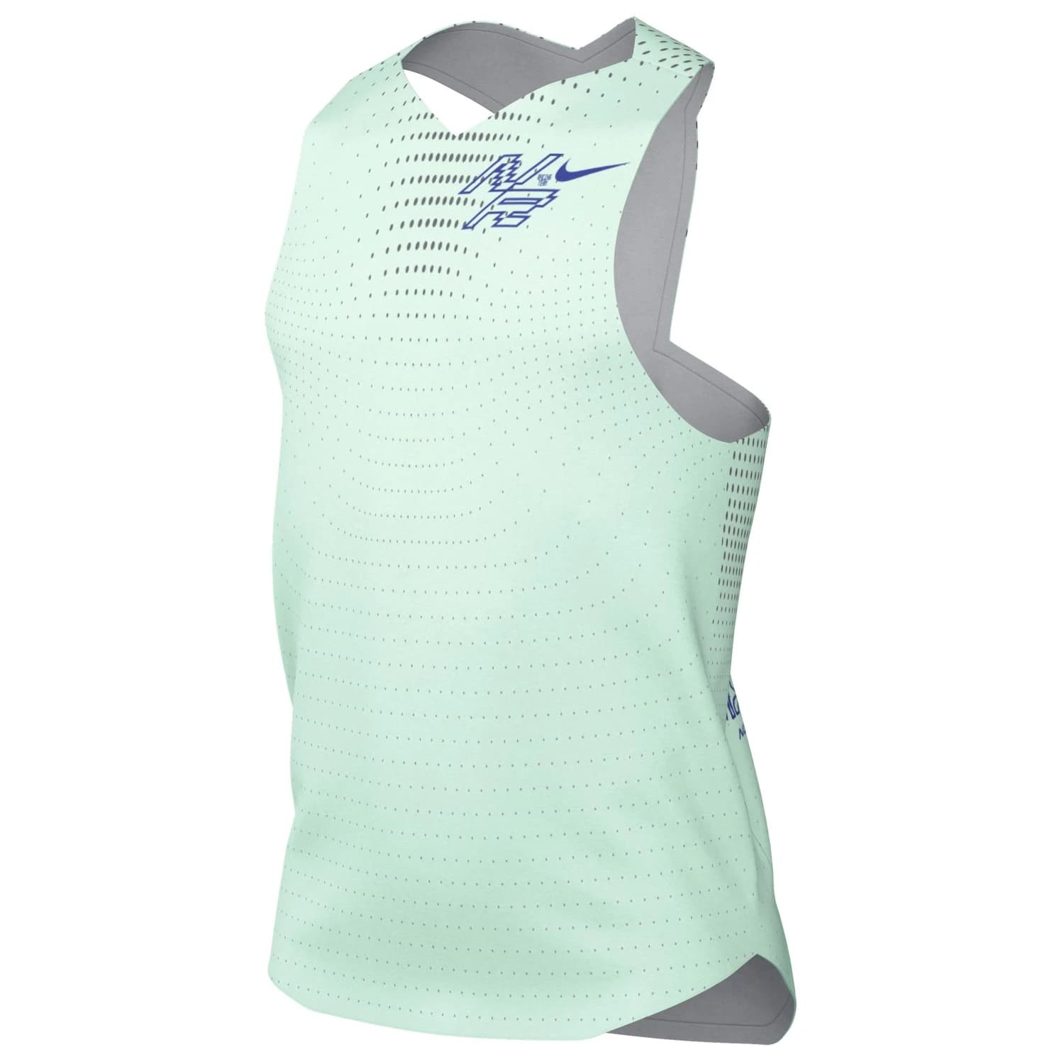 Мъжка тениска Nike AeroSwift Dri-FIT ADV Running Singlet Running shirt - Barely Green / Lapis