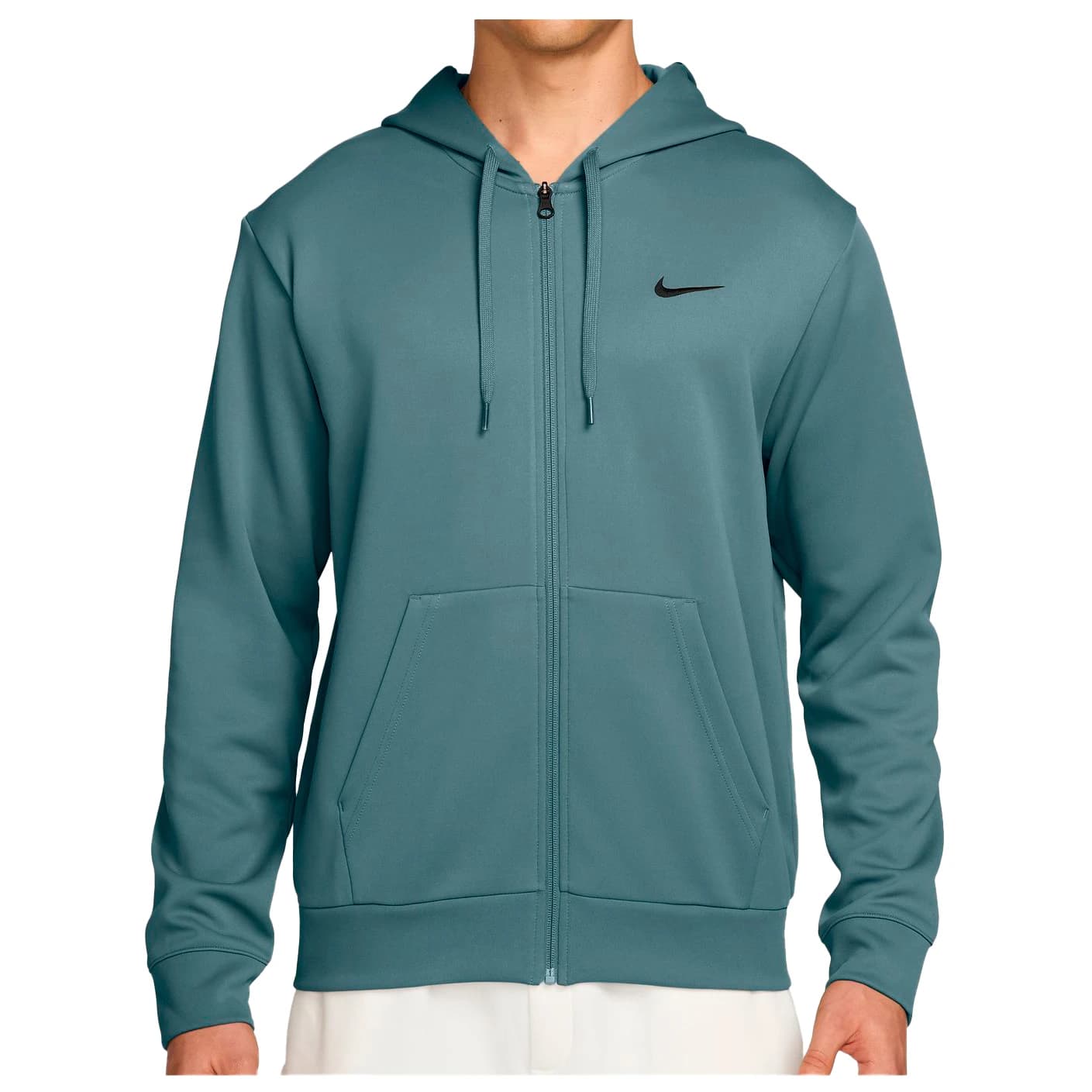 Мъжка блуза с дълъг ръкав Nike Dri-Fit Hyverse Fleece Full Zip Hoodie - Mineral Slate / Mineral Slate / Black