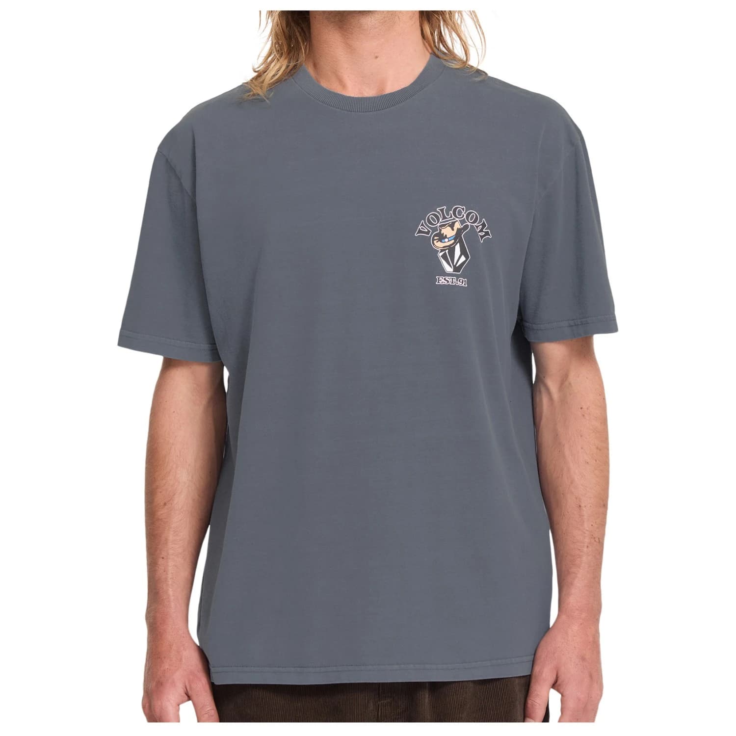 Мъжка тениска Volcom Bad Luck S/S T-shirt - Storm Blue