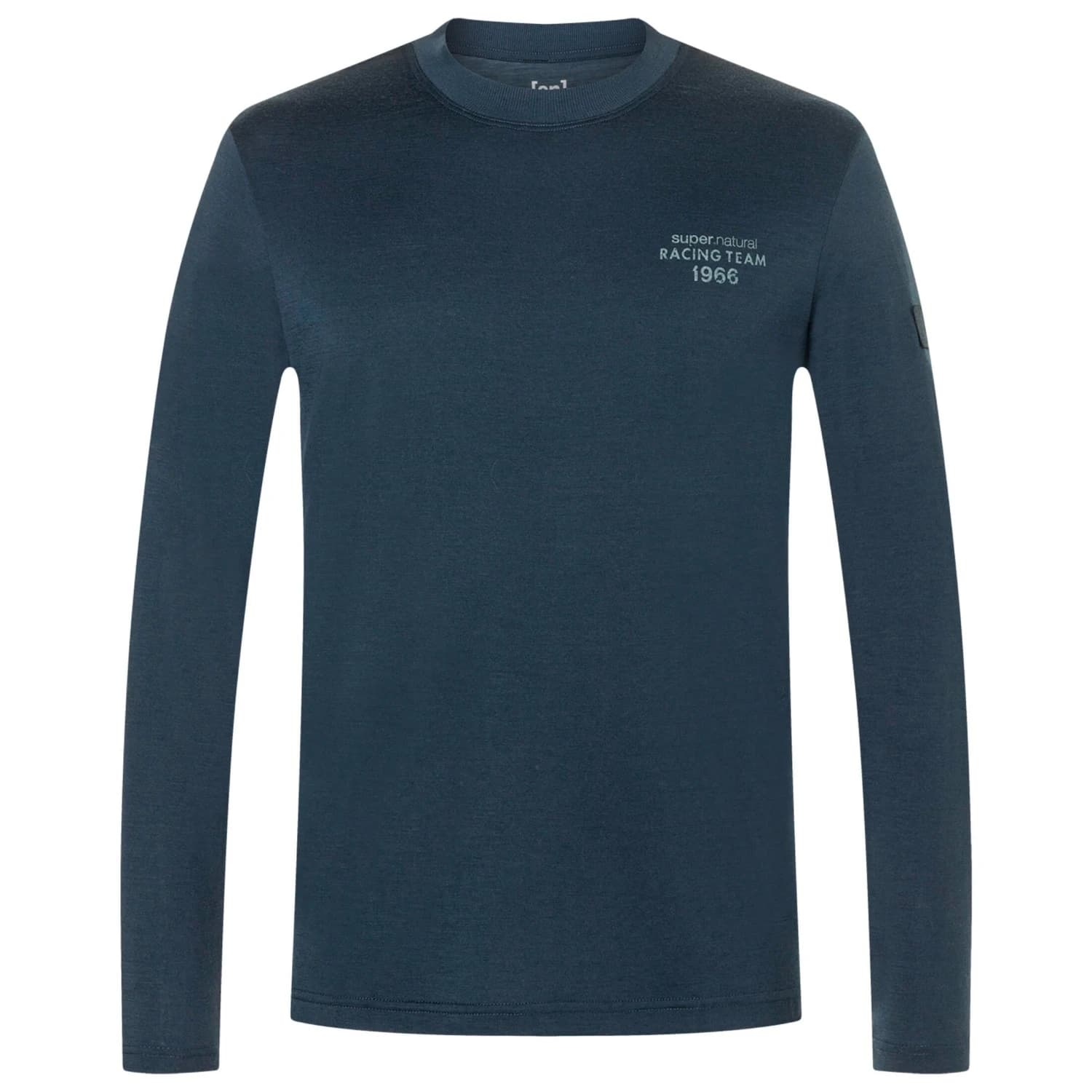 Блуза с дълъг ръкав super.natural Racing Teabio Jersey L/S Merino longsleeve - Blueberry / Various